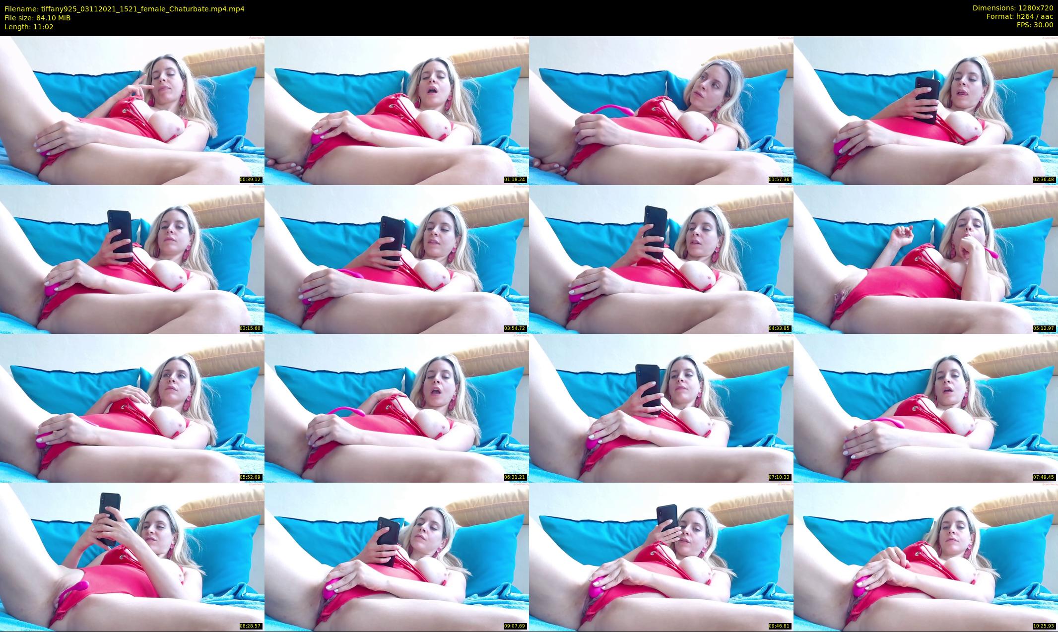 tiffany925 — 12 minute Chaturbate female cam show recording, 720p, Nov 3, 2021