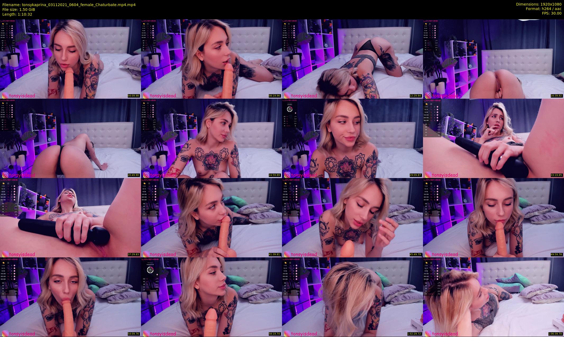 tonsykaprina — 71 minute Chaturbate couple cam show recording, 1080p, Nov 3, 2021