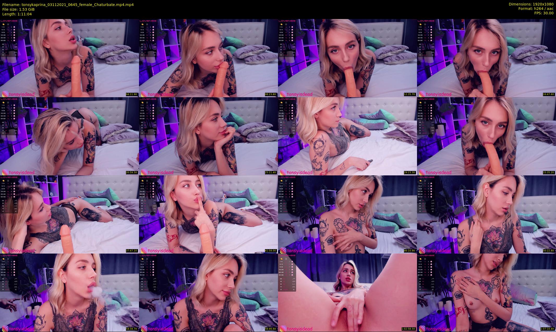 tonsykaprina — 72 minute Chaturbate couple cam show recording, 1080p, Nov 3, 2021