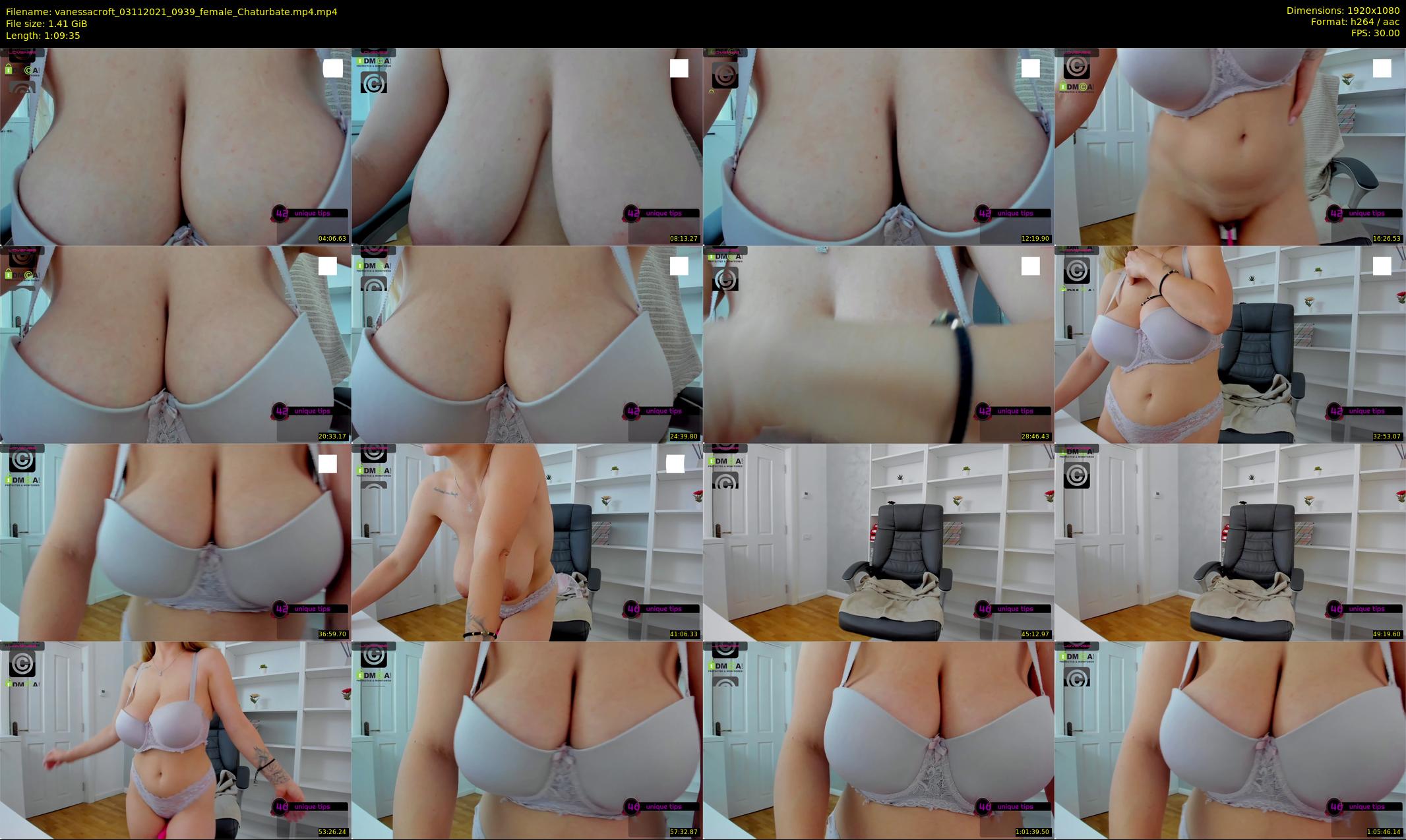 vanessacroft — 70 minute Chaturbate female cam show recording, 1080p, Nov 3, 2021