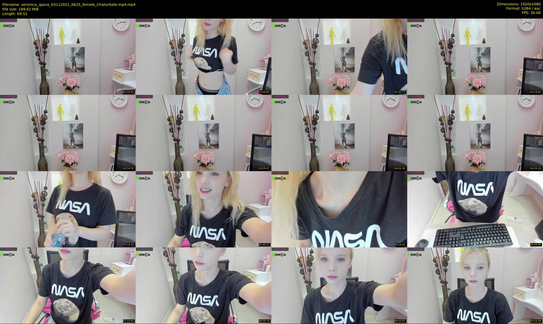 veronica_space — 10 minute Chaturbate female cam show recording, 1080p, Nov 3, 2021