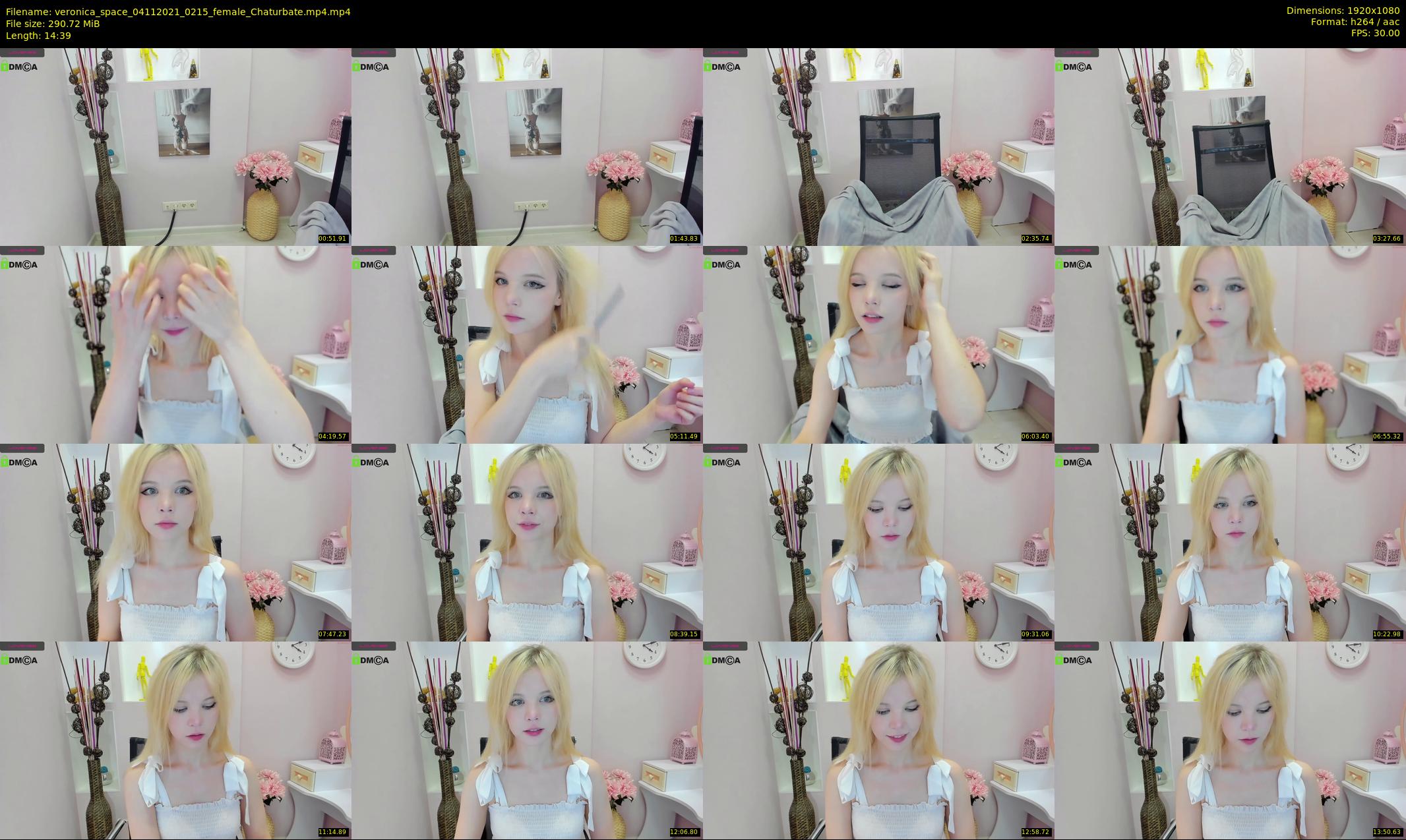 veronica_space — 15 minute Chaturbate female cam show recording, 1080p, Nov 4, 2021