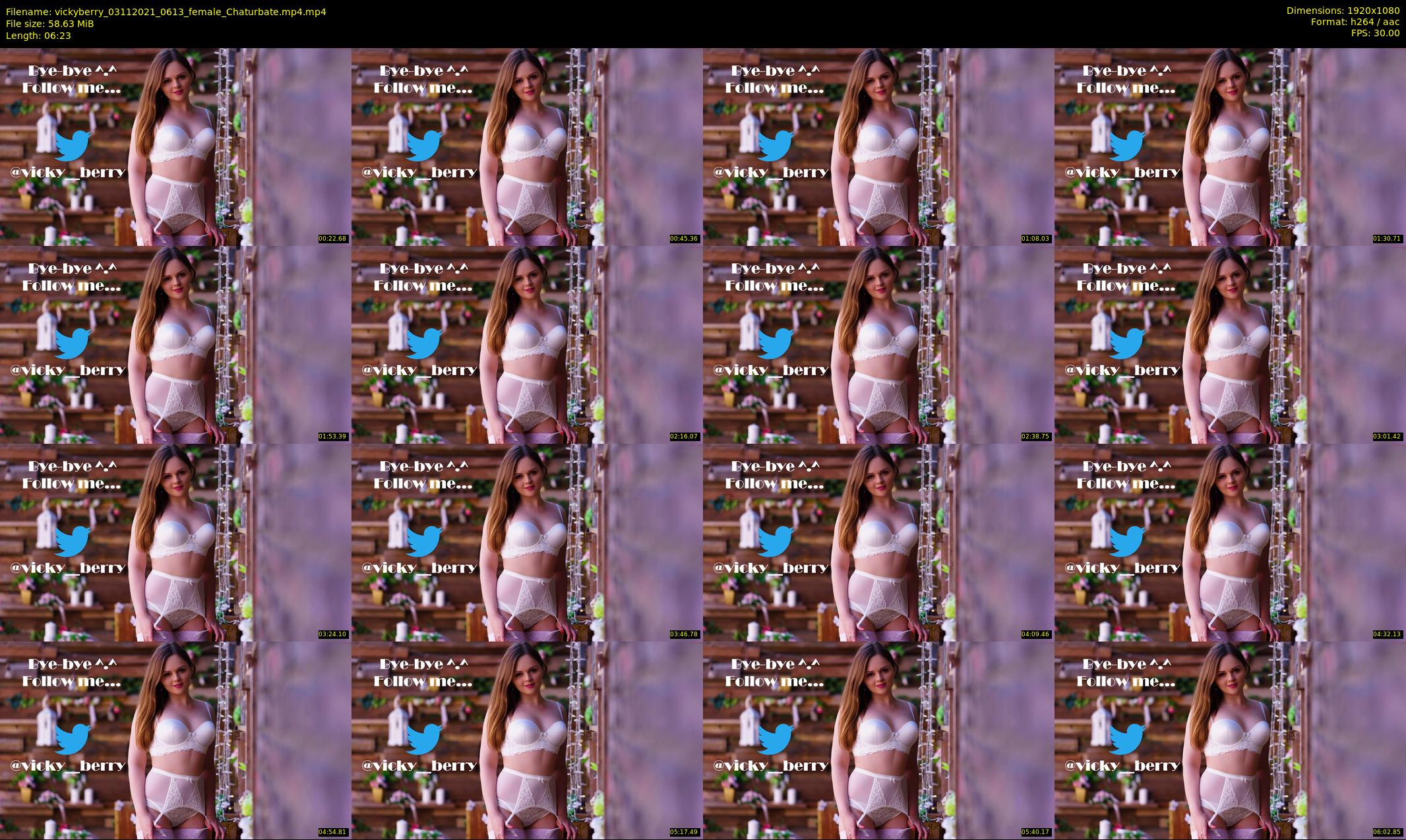 vickyberry — 7 minute Chaturbate female cam show recording, 1080p, Nov 3, 2021