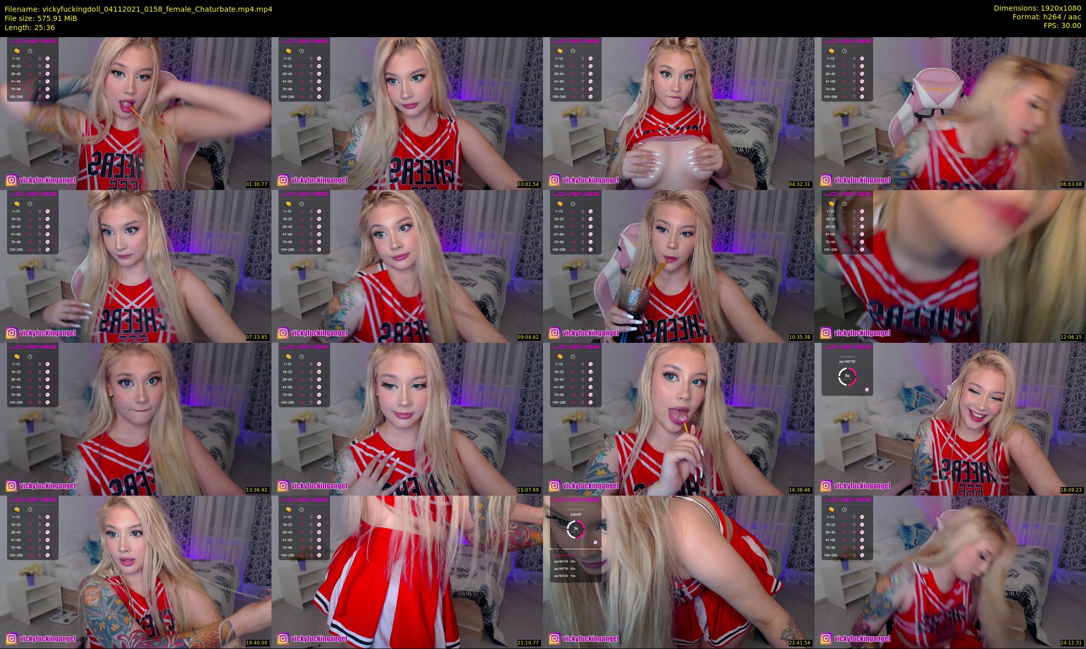 vickyfuckingdoll — 26 minute Chaturbate female cam show recording, 1080p, Nov 4, 2021