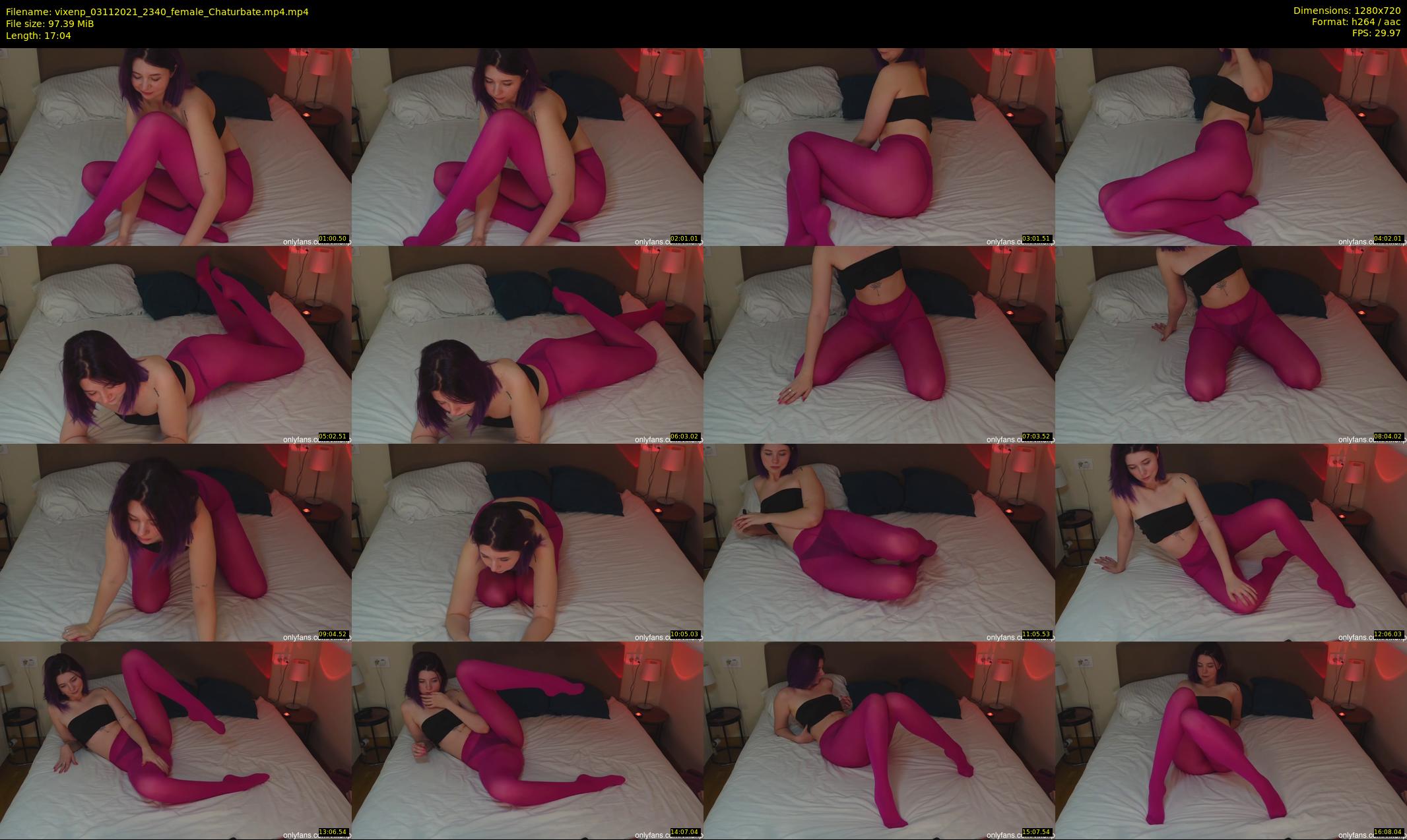 vixenp — 18 minute Chaturbate female cam show recording, 720p, Nov 3, 2021