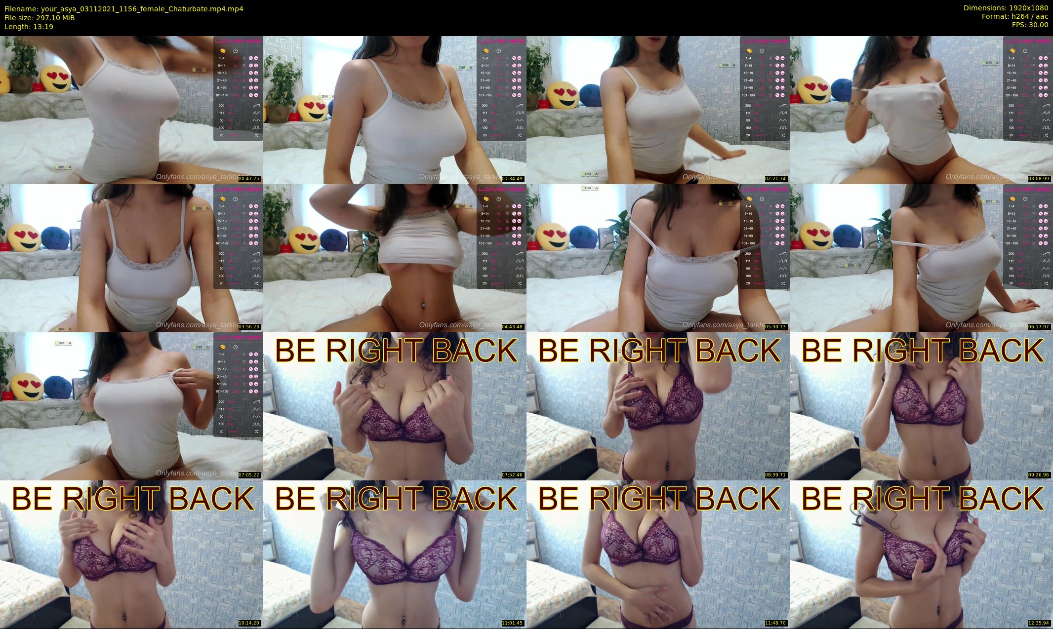 your_asya — 14 minute Chaturbate female cam show recording, 1080p, Nov 3, 2021