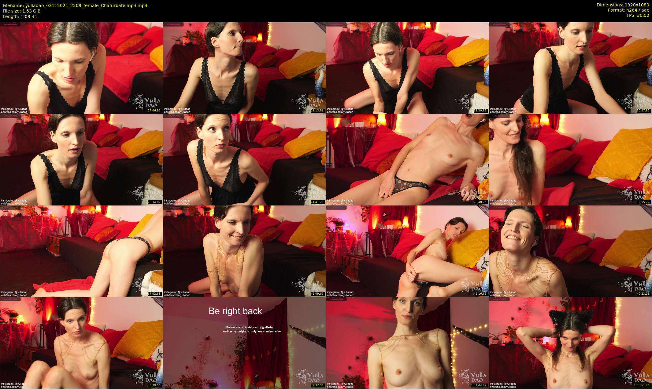 yulladao — 70 minute Chaturbate female cam show recording, 1080p, Nov 3, 2021