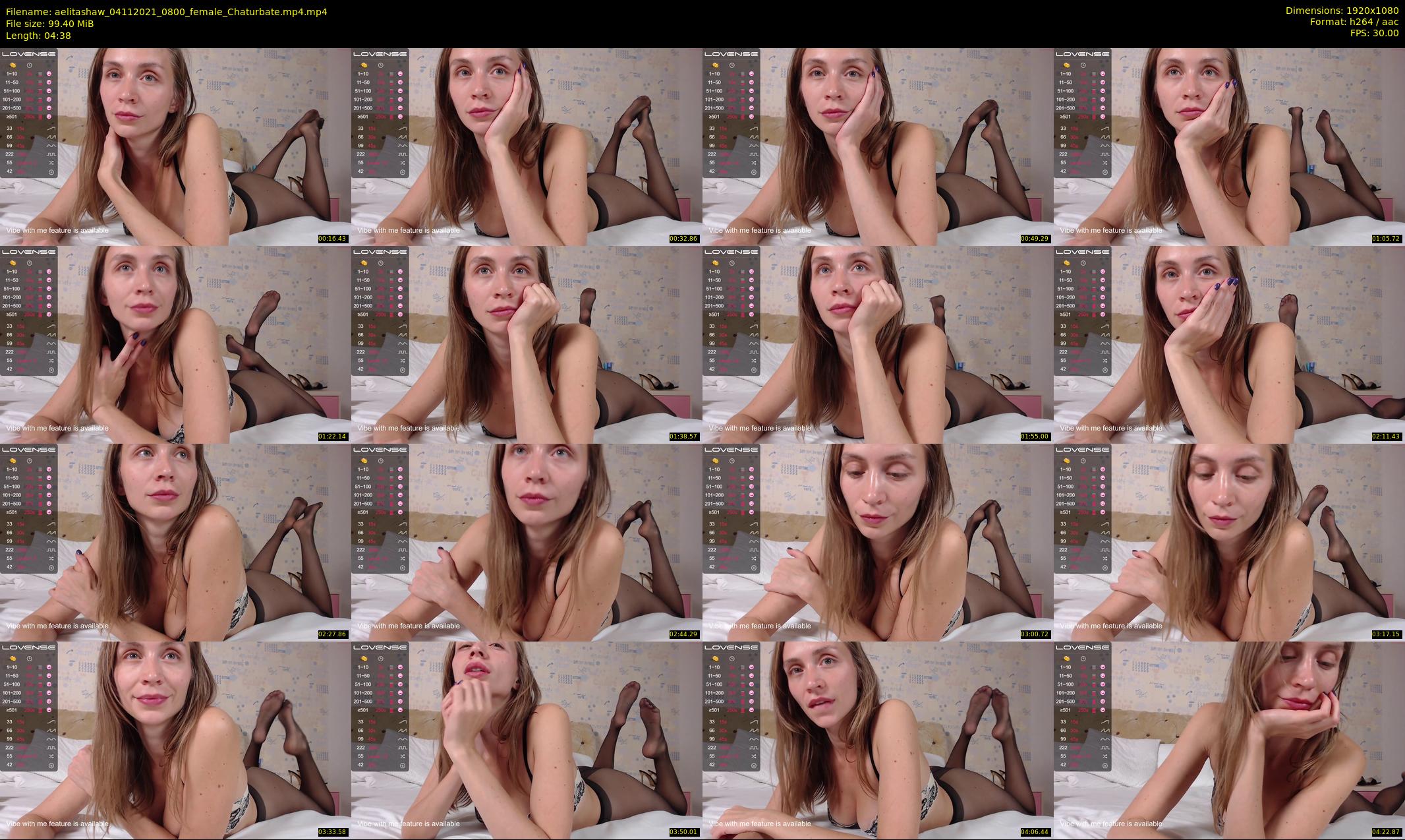 aelitashaw — 5 minute Chaturbate female cam show recording, 1080p, Nov 4, 2021