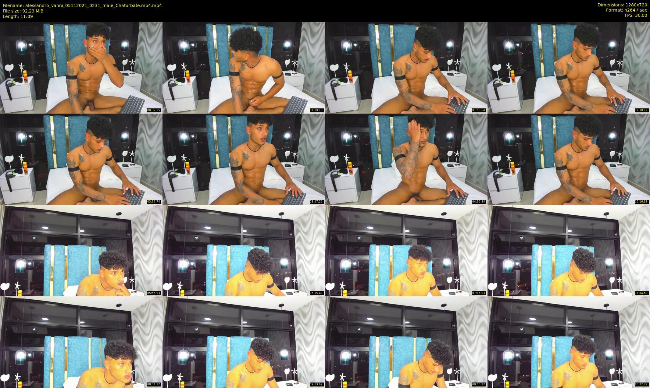alessandro_vanni — 12 minute Chaturbate male cam show recording, 720p, Nov 5, 2021