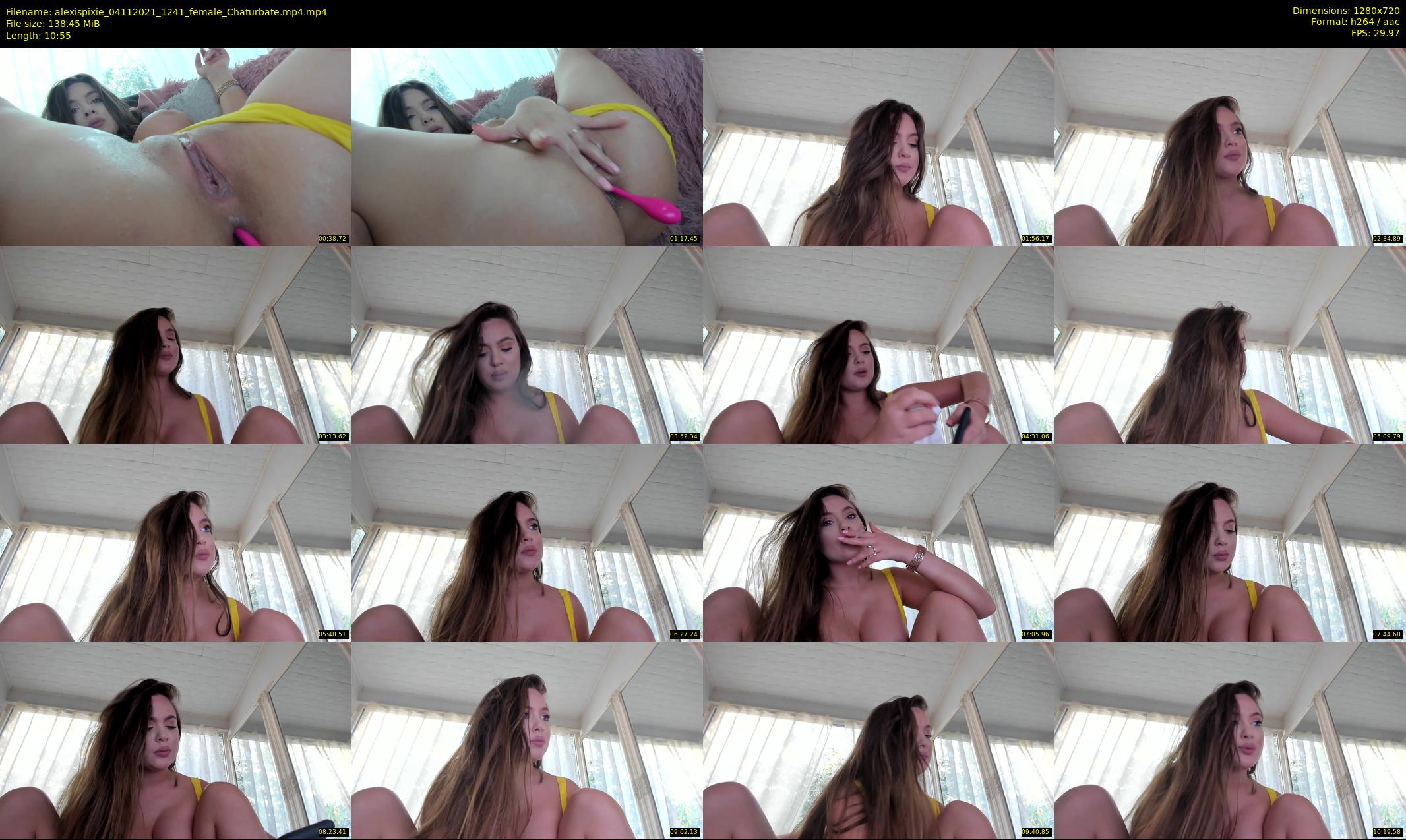 alexispixie — 11 minute Chaturbate female cam show recording, 720p, Nov 4, 2021