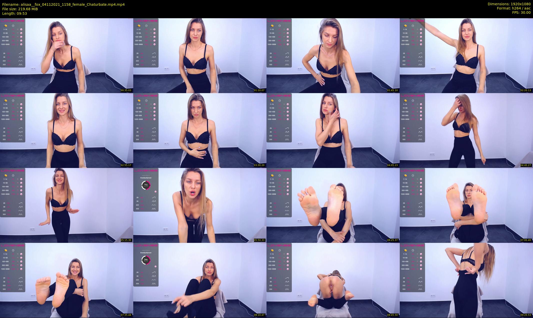 alisaa__fox — 10 minute Chaturbate female cam show recording, 1080p, Nov 4, 2021