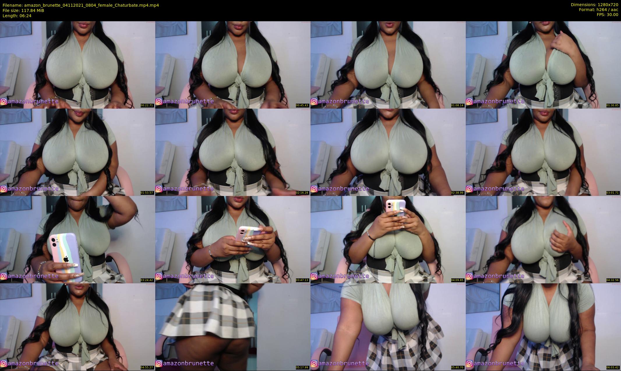 amazon_brunette — 7 minute Chaturbate female cam show recording, 720p, Nov 4, 2021