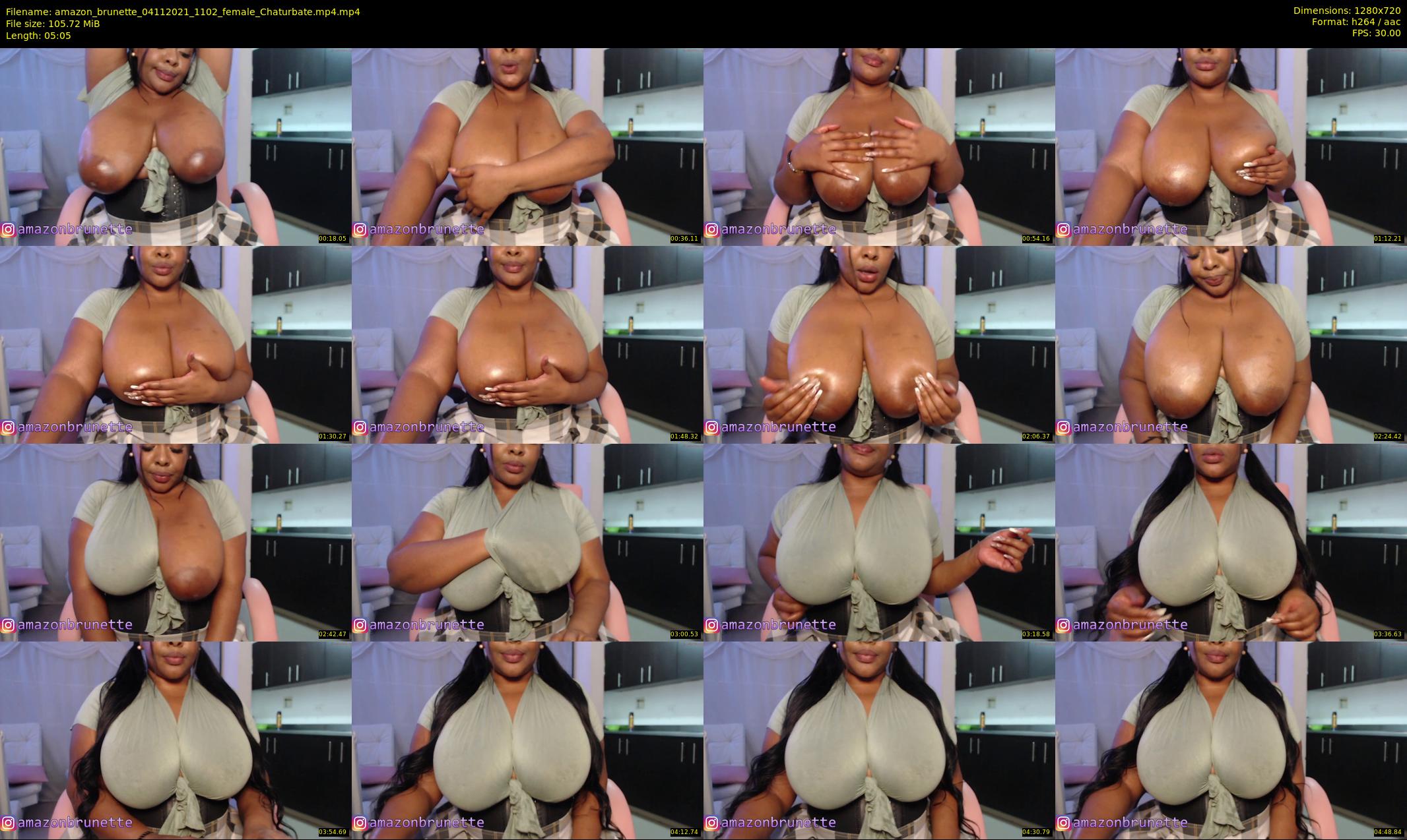 amazon_brunette — 6 minute Chaturbate female cam show recording, 720p, Nov 4, 2021