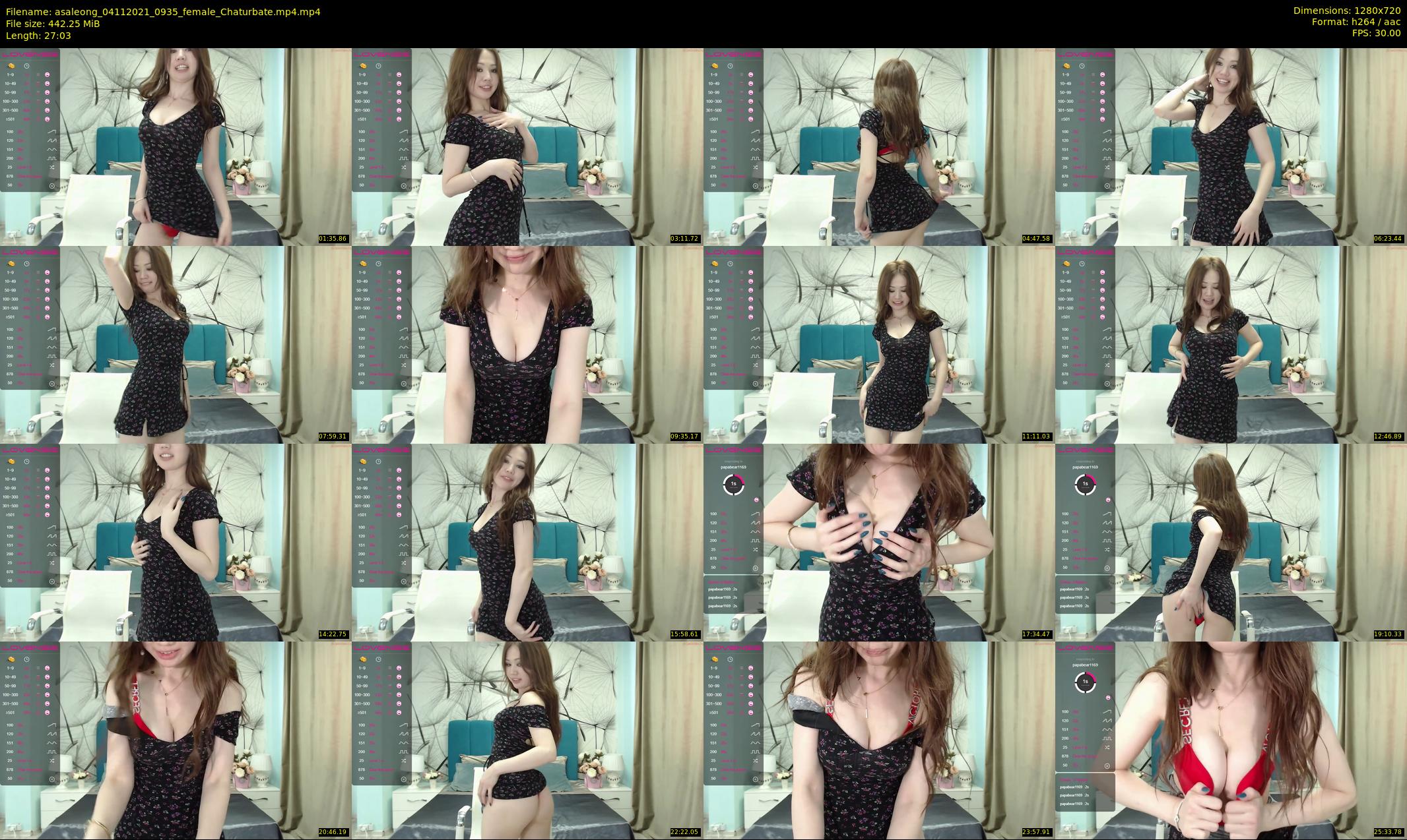 asaleong — 28 minute Chaturbate female cam show recording, 720p, Nov 4, 2021