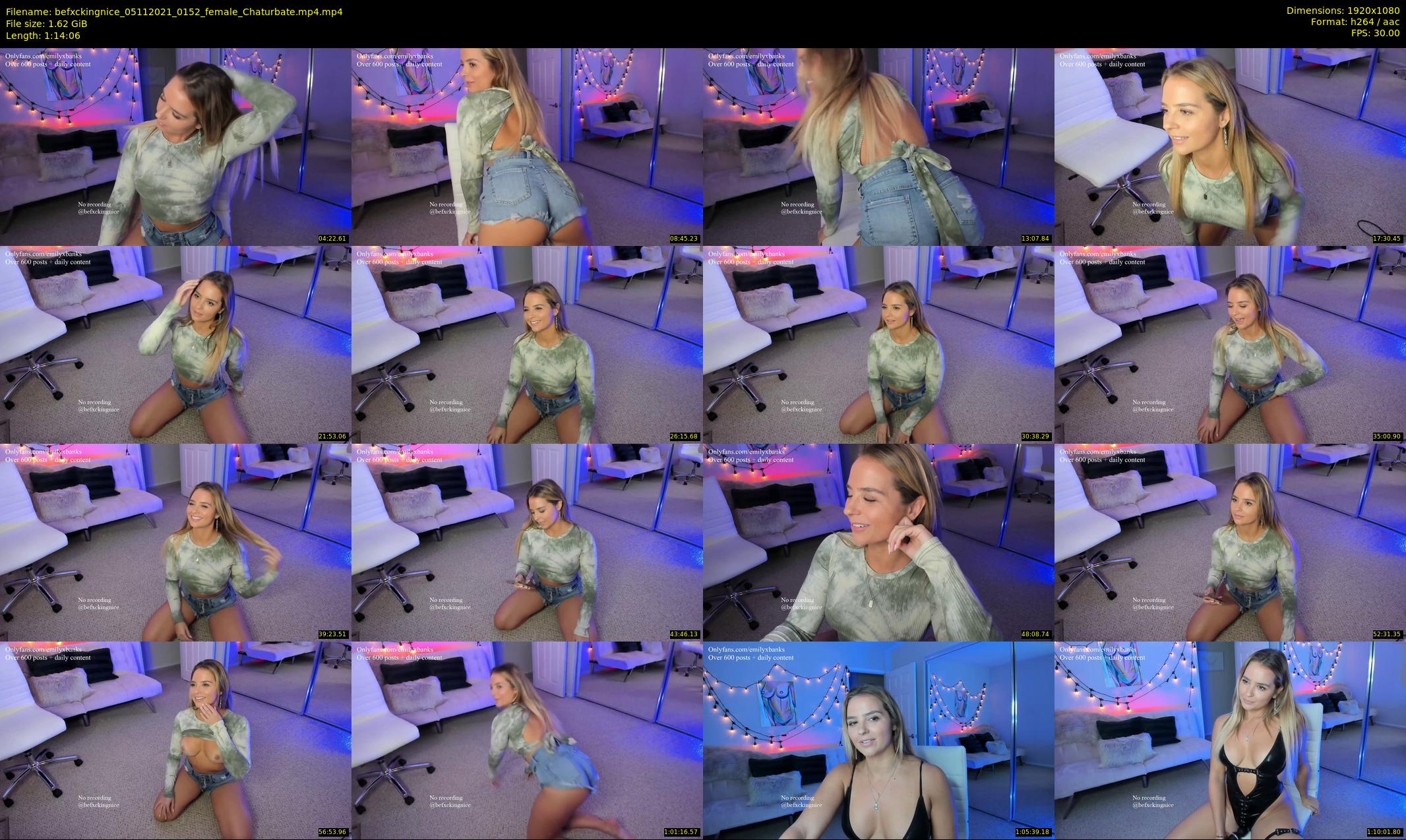 befxckingnice — 75 minute Chaturbate female cam show recording, 1080p, Nov 5, 2021