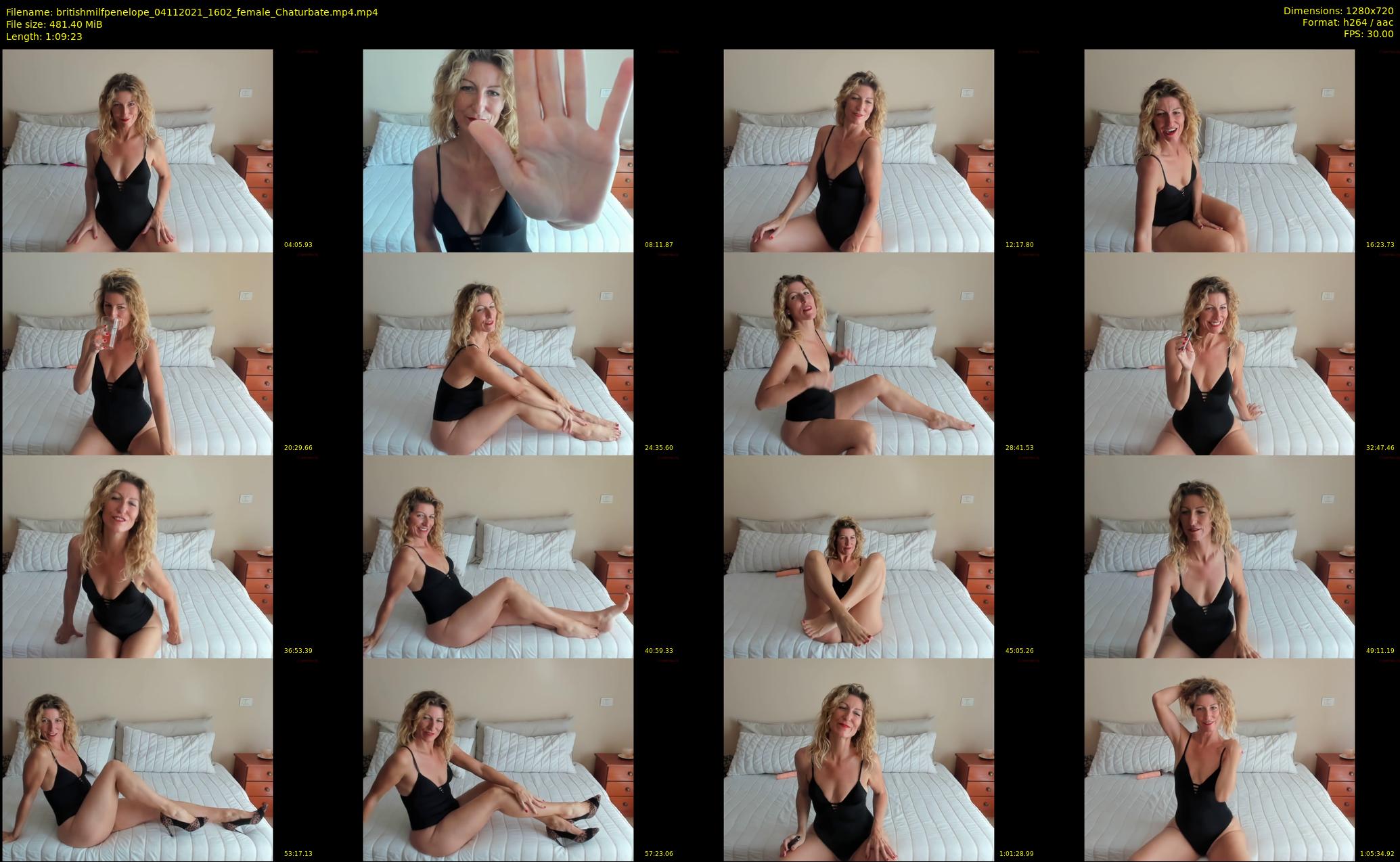 britishmilfpenelope — 70 minute Chaturbate female cam show recording, 720p, Nov 4, 2021