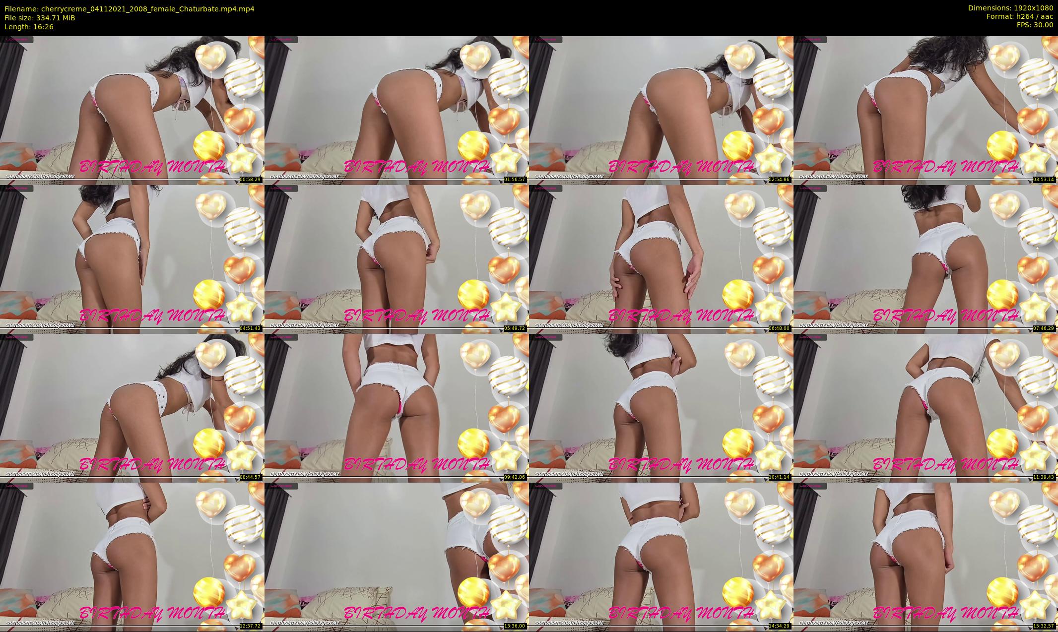 cherrycreme — 17 minute Chaturbate female cam show recording, 1080p, Nov 4, 2021