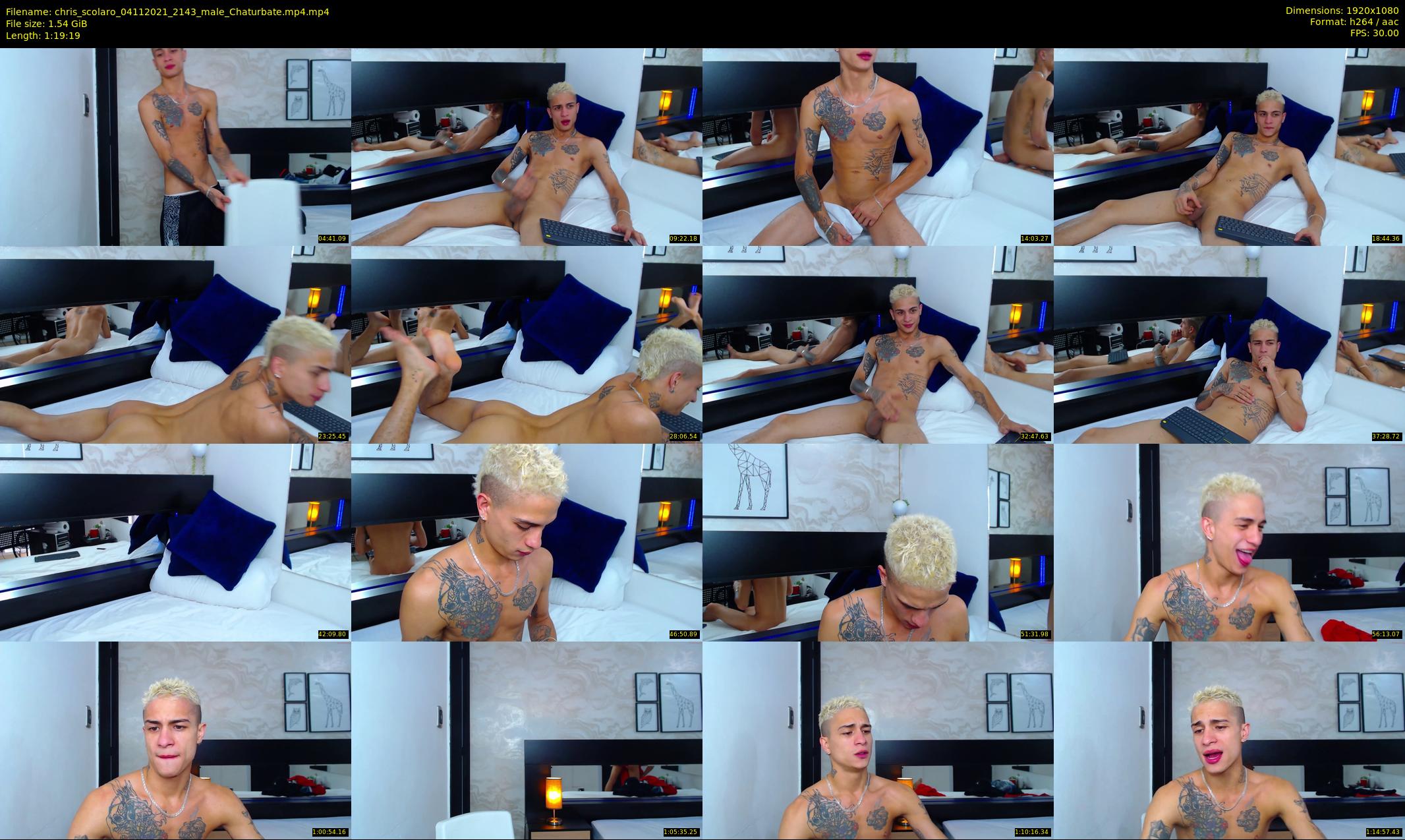 chris_scolaro — 80 minute Chaturbate male cam show recording, 1080p, Nov 4, 2021