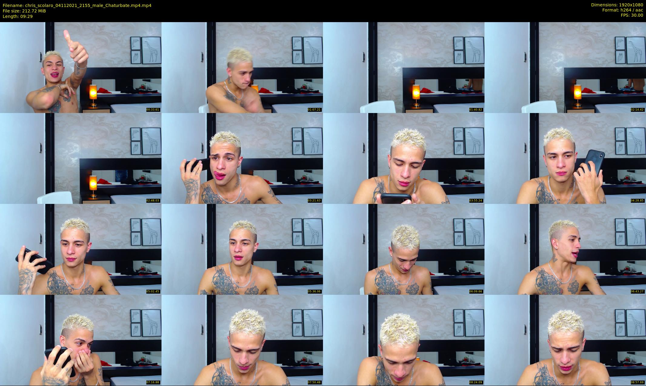 chris_scolaro — 10 minute Chaturbate male cam show recording, 1080p, Nov 4, 2021