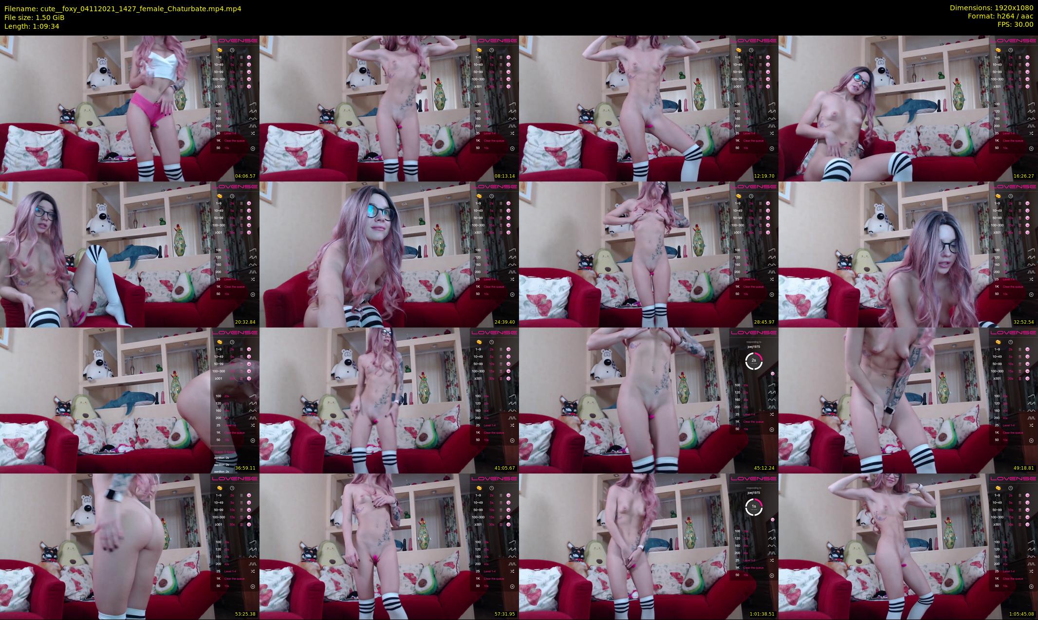 cute__foxy — 70 minute Chaturbate couple cam show recording, 1080p, Nov 4, 2021