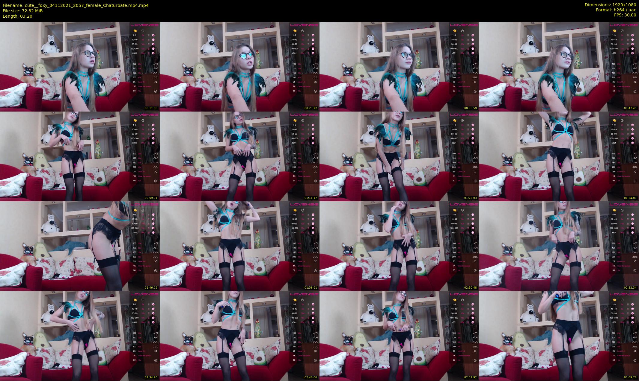 cute__foxy — 4 minute Chaturbate couple cam show recording, 1080p, Nov 4, 2021