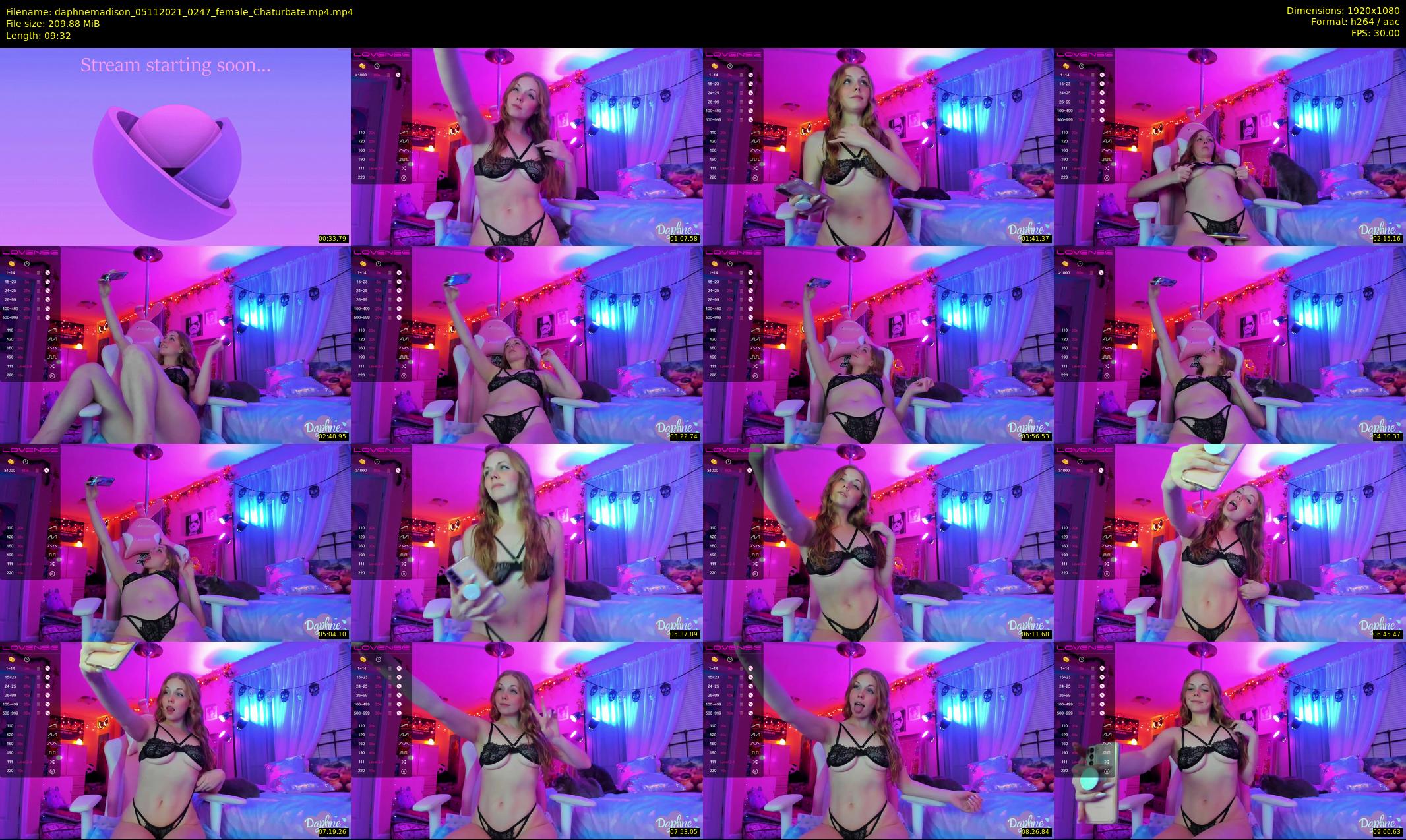 daphnemadison — 10 minute Chaturbate couple cam show recording, 1080p, Nov 5, 2021