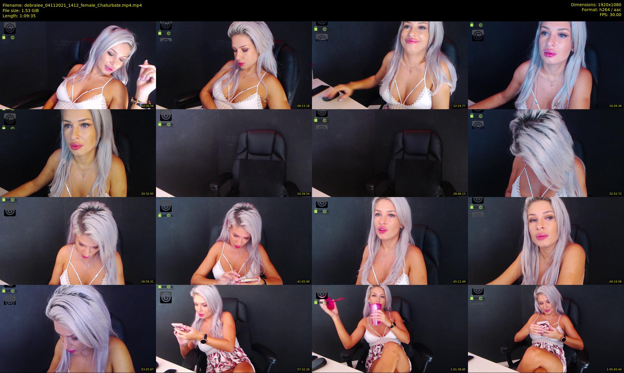 debralee — 70 minute Chaturbate female cam show recording, 1080p, Nov 4, 2021