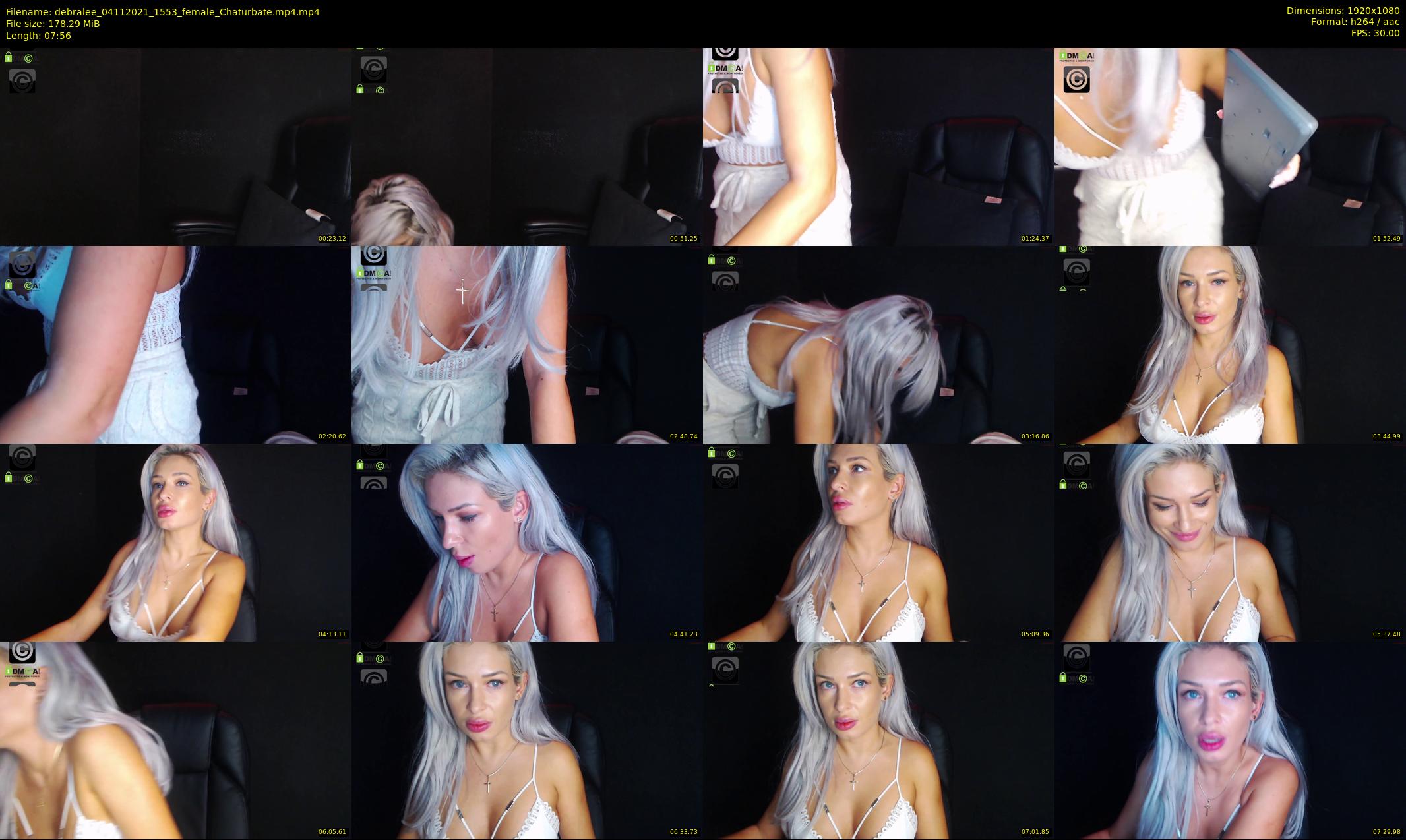 debralee — 8 minute Chaturbate female cam show recording, 1080p, Nov 4, 2021