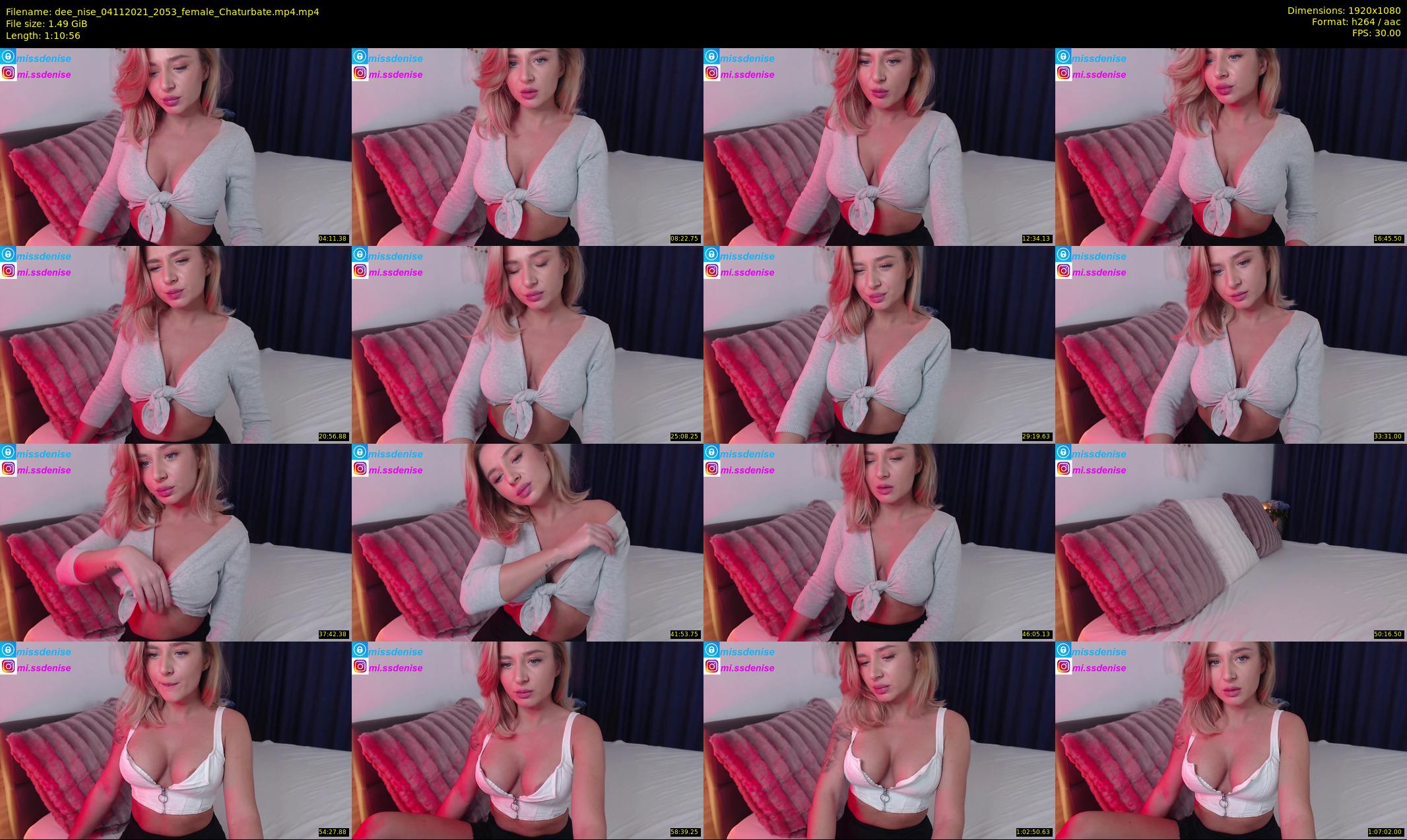 dee_nise — 71 minute Chaturbate female cam show recording, 1080p, Nov 4, 2021