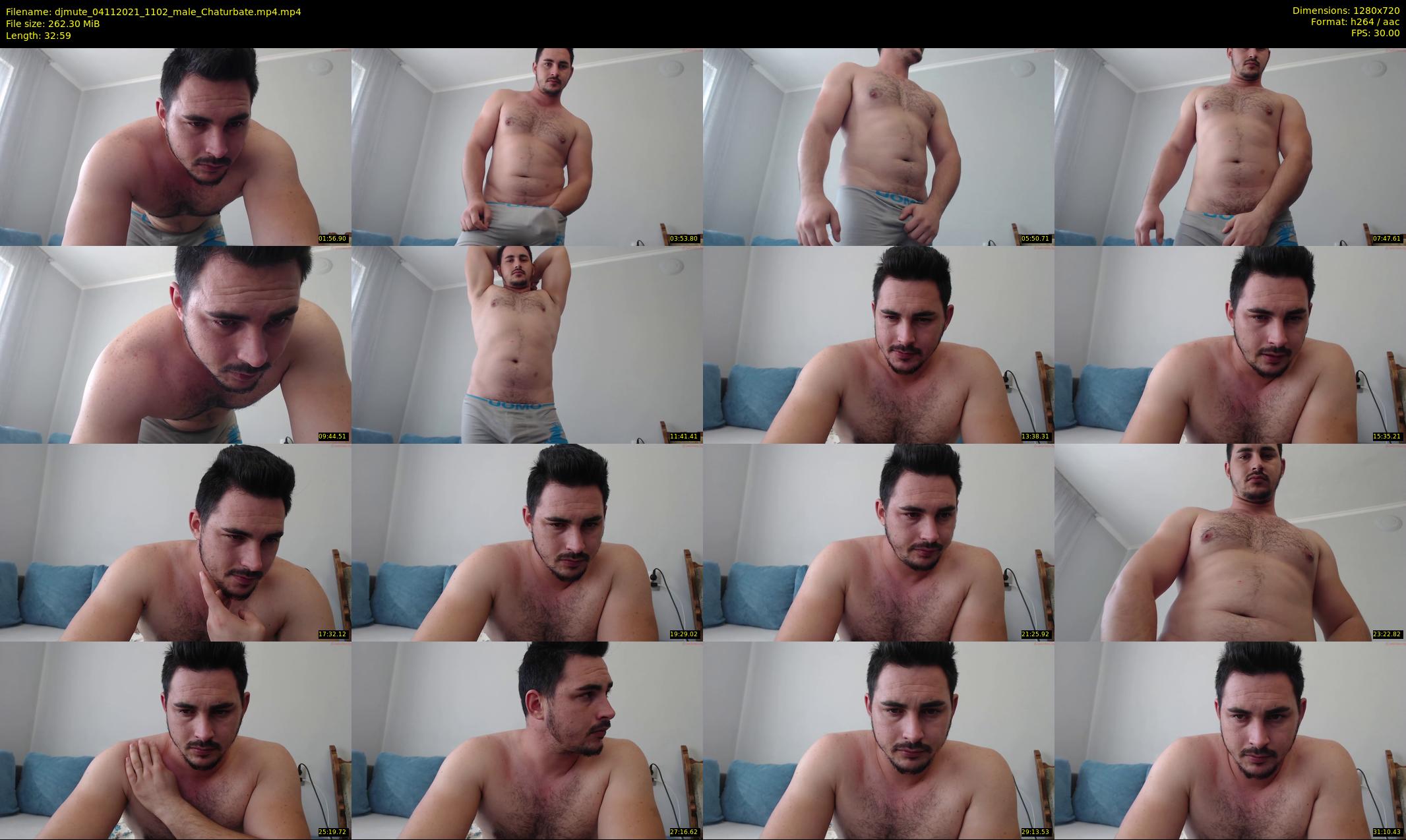 djmute — 33 minute Chaturbate male cam show recording, 720p, Nov 4, 2021