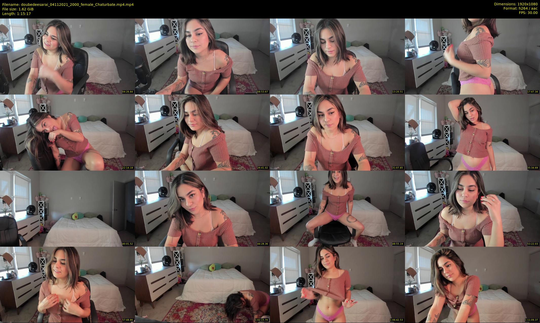 doubedeesarai — 76 minute Chaturbate female cam show recording, 1080p, Nov 4, 2021
