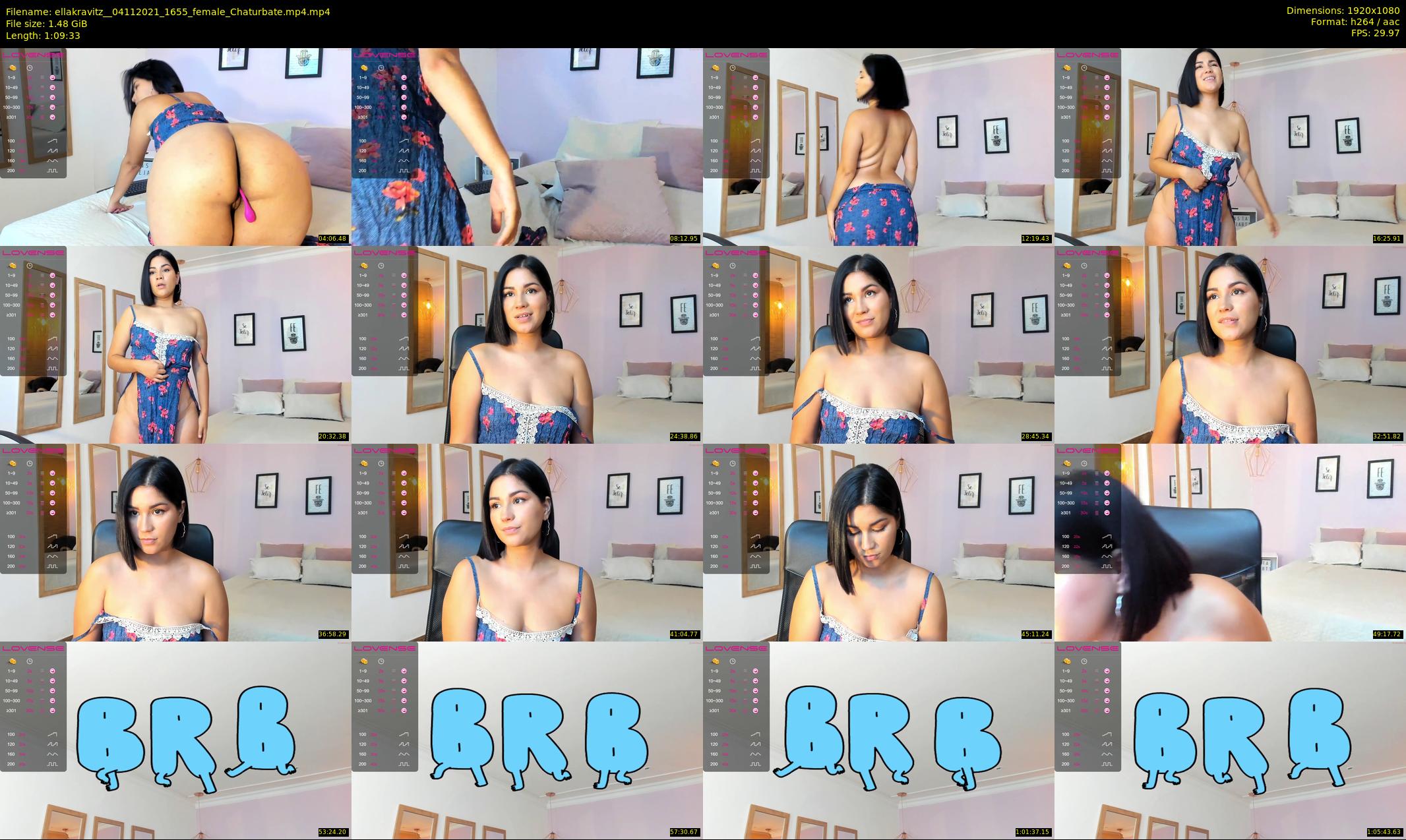 ellakravitz_ — 70 minute Chaturbate female cam show recording, 1080p, Nov 4, 2021