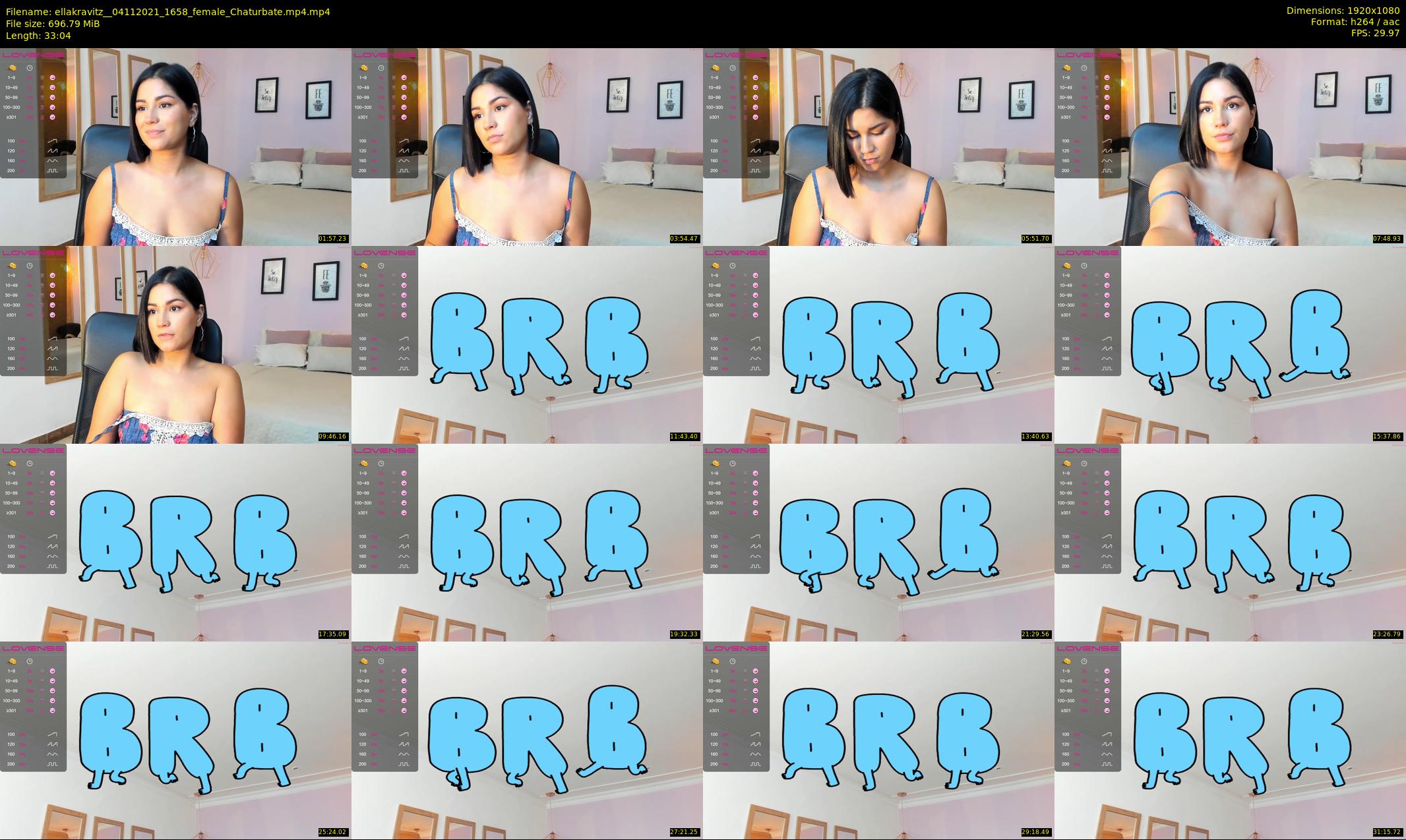 ellakravitz_ — 34 minute Chaturbate female cam show recording, 1080p, Nov 4, 2021