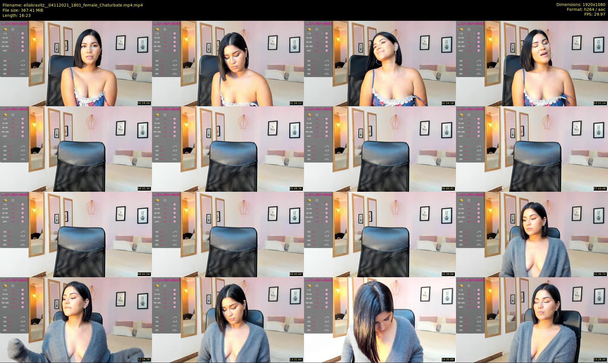 ellakravitz_ — 17 minute Chaturbate female cam show recording, 1080p, Nov 4, 2021