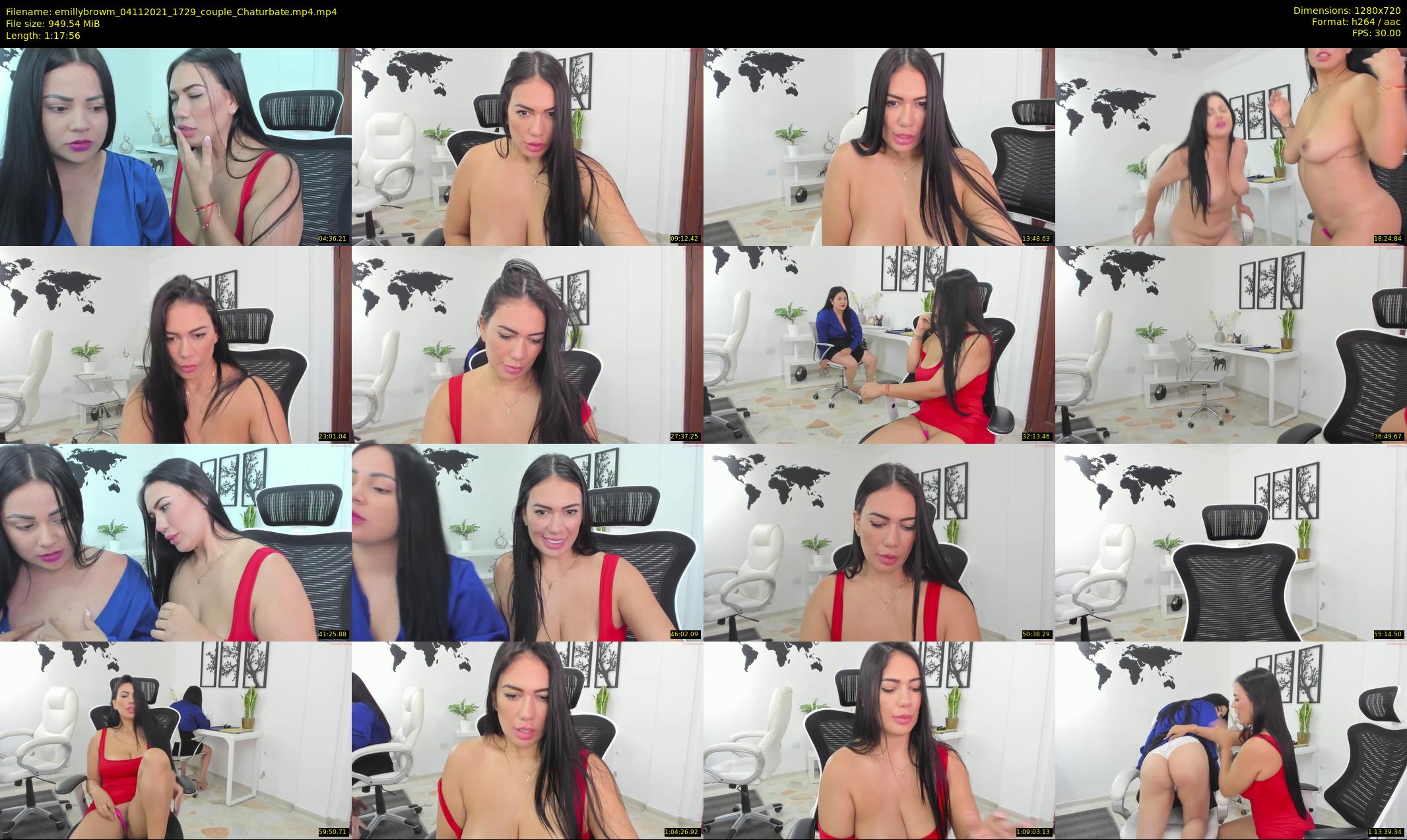 emillybrowm — 78 minute Chaturbate couple cam show recording, 720p, Nov 4, 2021