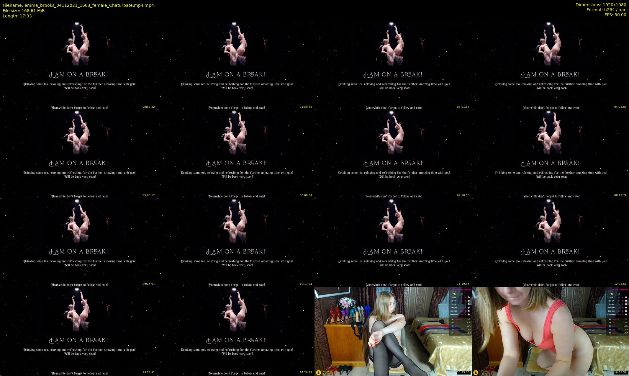 emma_brooks — 18 minute Chaturbate female cam show recording, 1080p, Nov 4, 2021