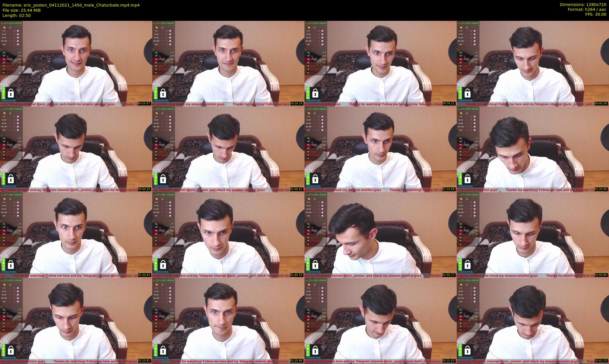 eric_poston — 3 minute Chaturbate male cam show recording, 720p, Nov 4, 2021