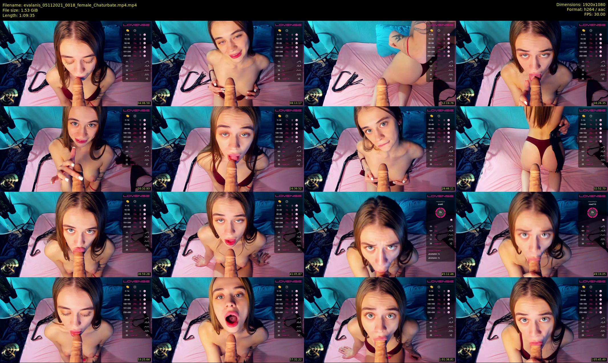 evalanis — 70 minute Chaturbate couple cam show recording, 1080p, Nov 5, 2021