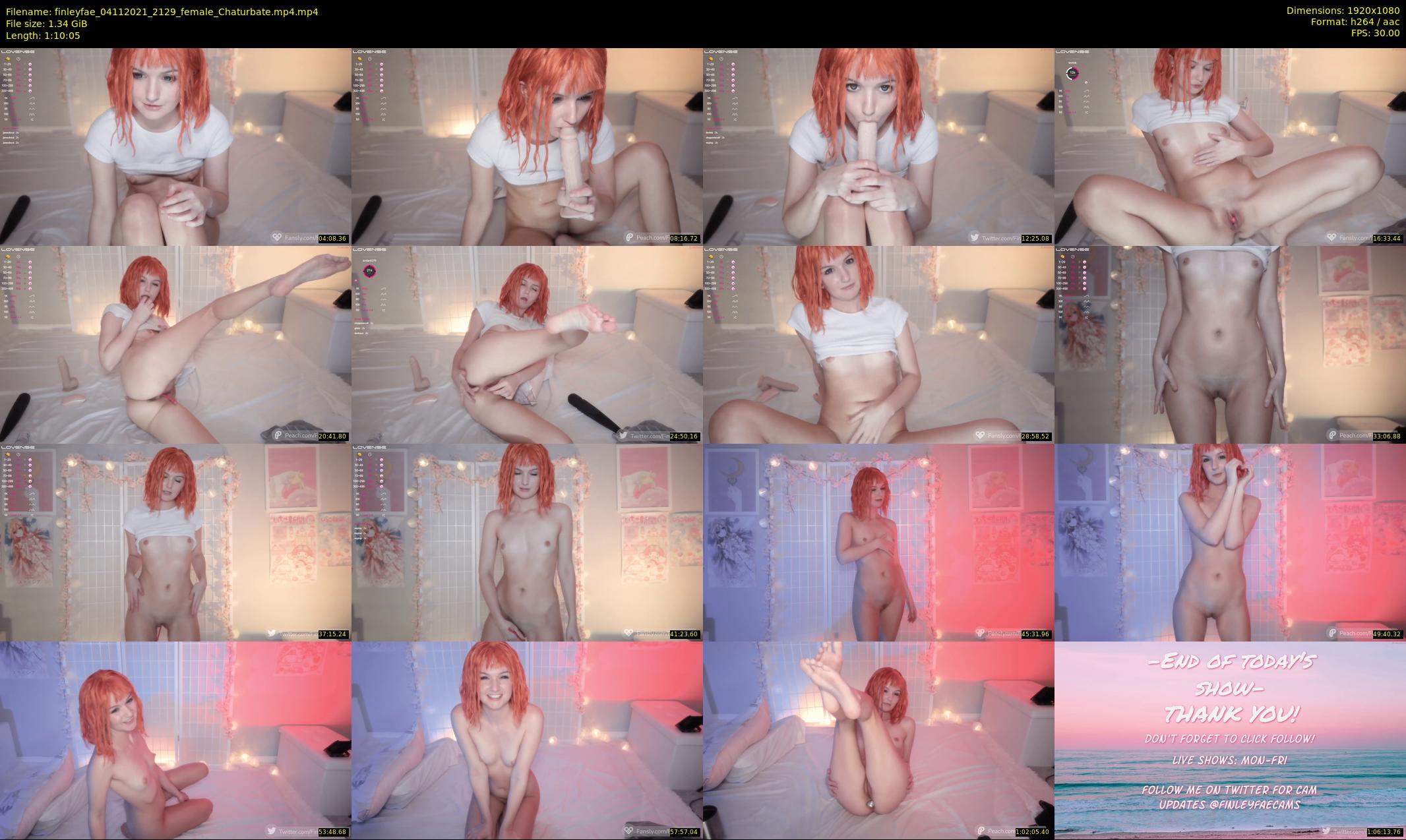 finleyfae — 71 minute Chaturbate female cam show recording, 1080p, Nov 4, 2021
