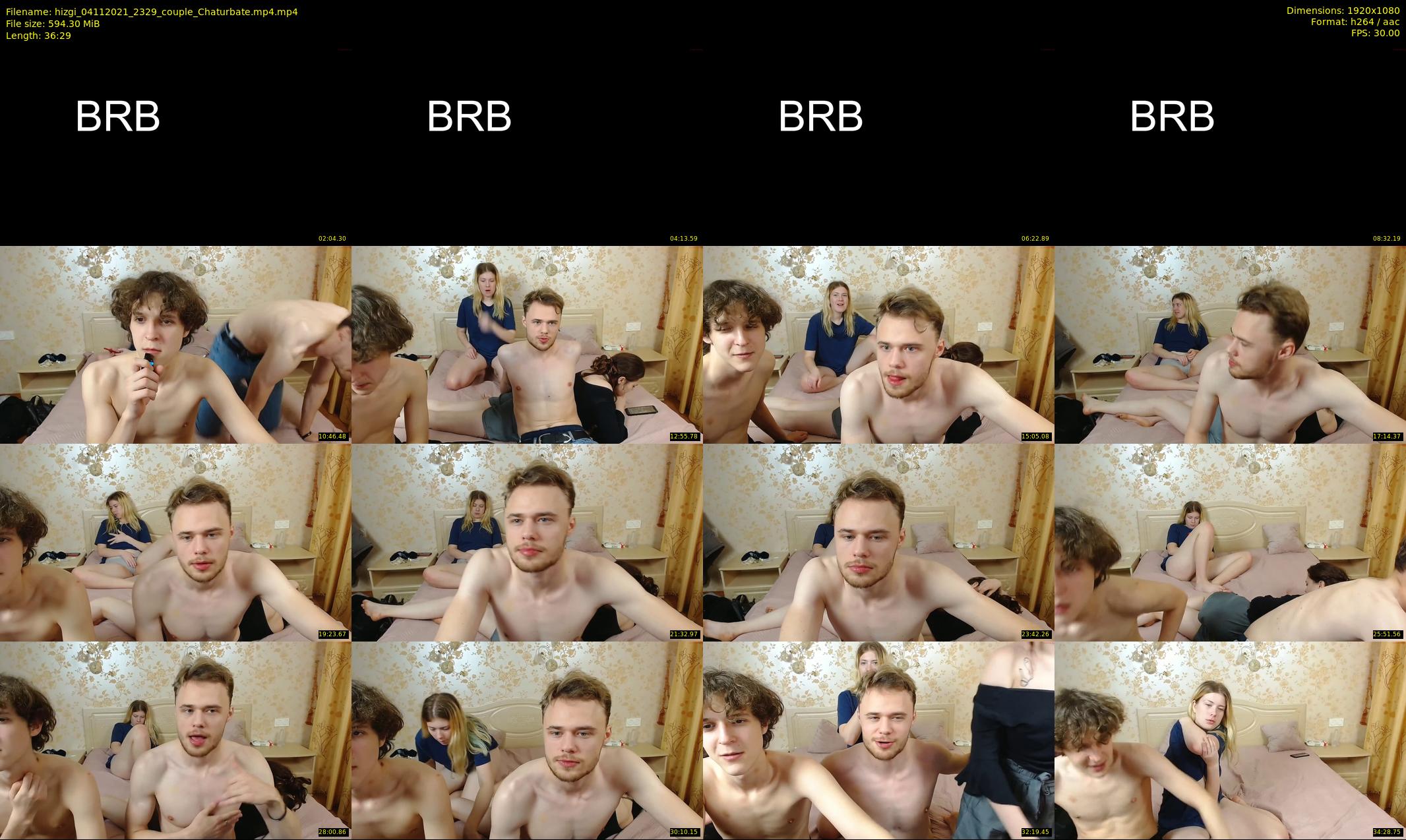 hizgi — 37 minute Chaturbate couple cam show recording, 1080p, Nov 4, 2021
