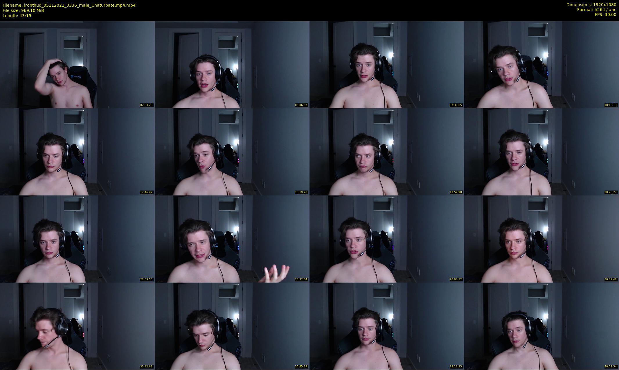 ironthud — 44 minute Chaturbate male cam show recording, 1080p, Nov 5, 2021