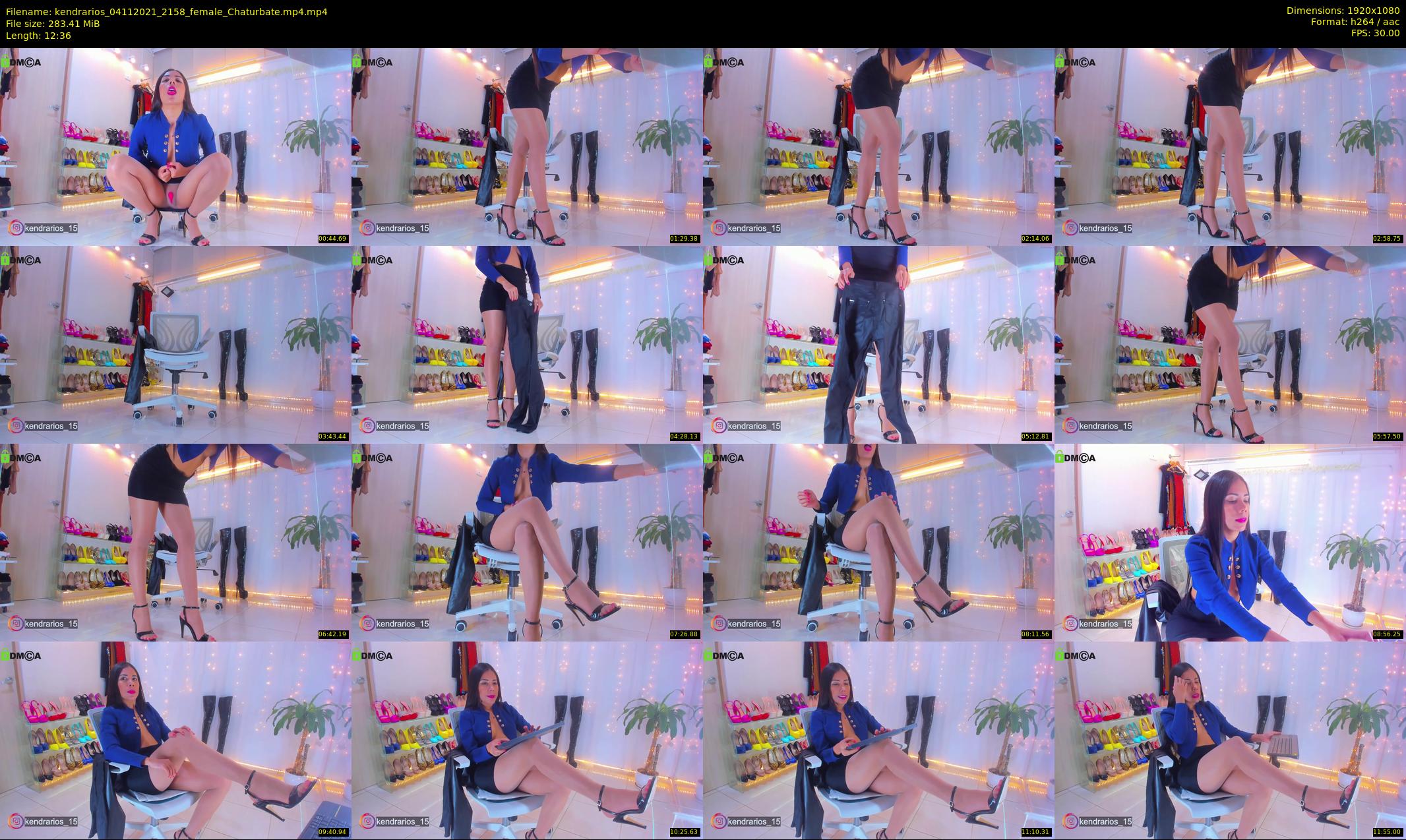kendrarios — 13 minute Chaturbate female cam show recording, 1080p, Nov 4, 2021