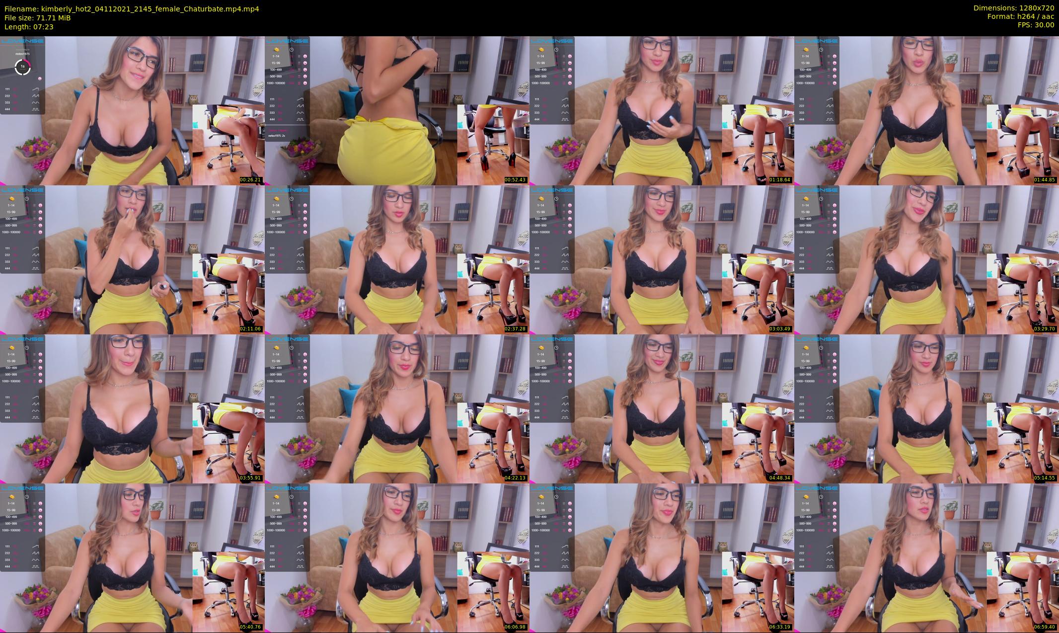 kimberly_hot2 — 8 minute Chaturbate female cam show recording, 720p, Nov 4, 2021