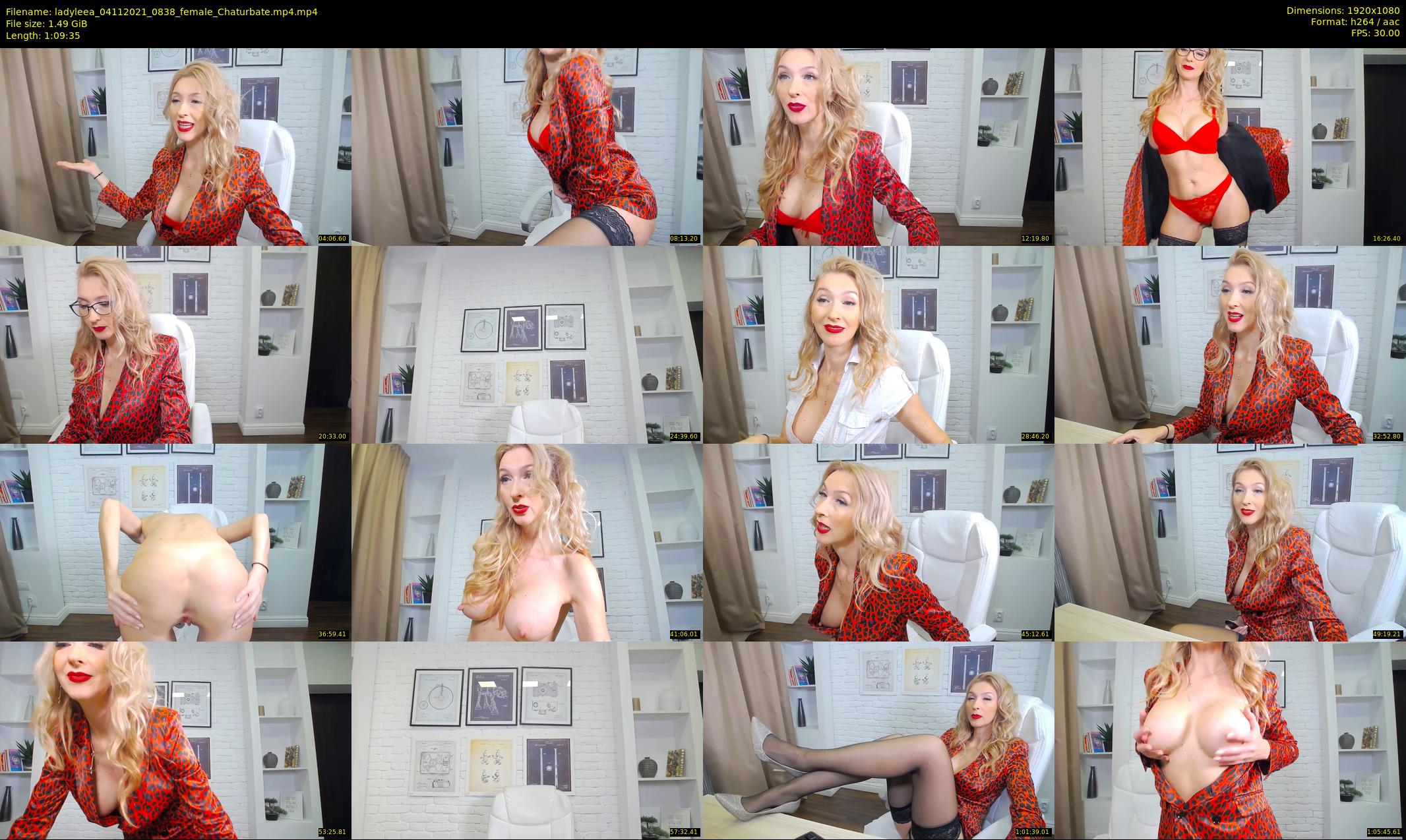ladyleea — 70 minute Chaturbate female cam show recording, 1080p, Nov 4, 2021