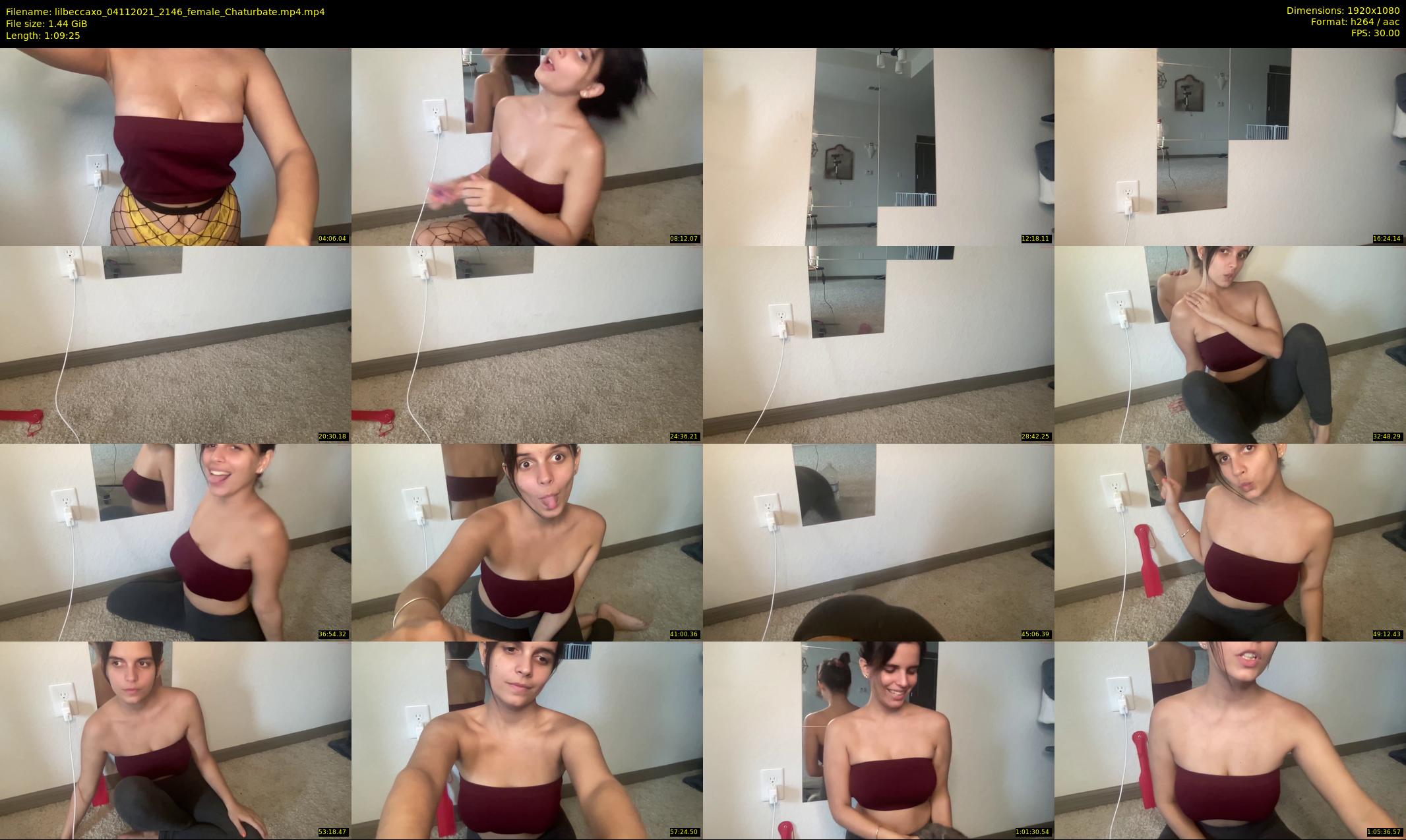 lilbeccaxo — 70 minute Chaturbate female cam show recording, 1080p, Nov 4, 2021
