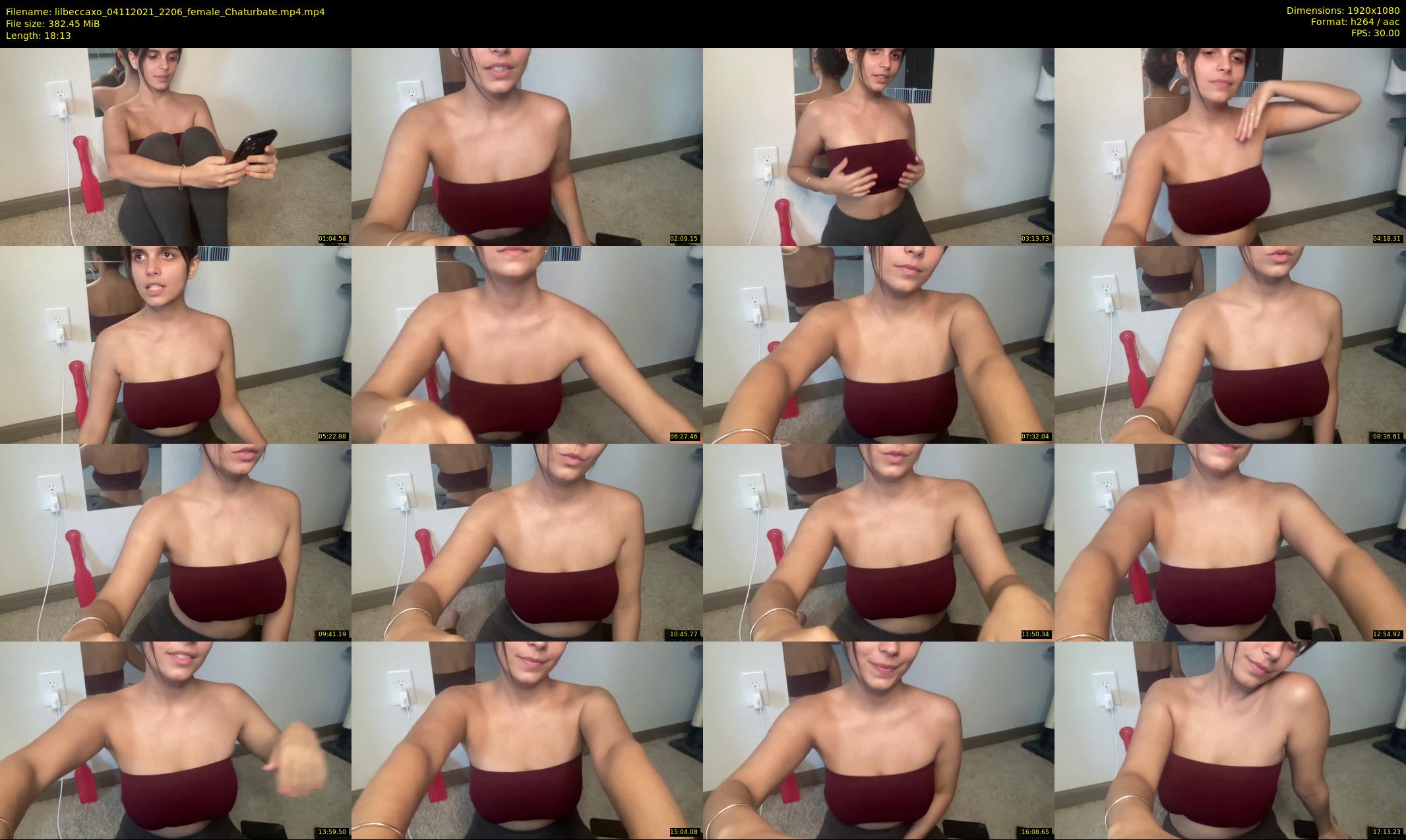 lilbeccaxo — 19 minute Chaturbate female cam show recording, 1080p, Nov 4, 2021