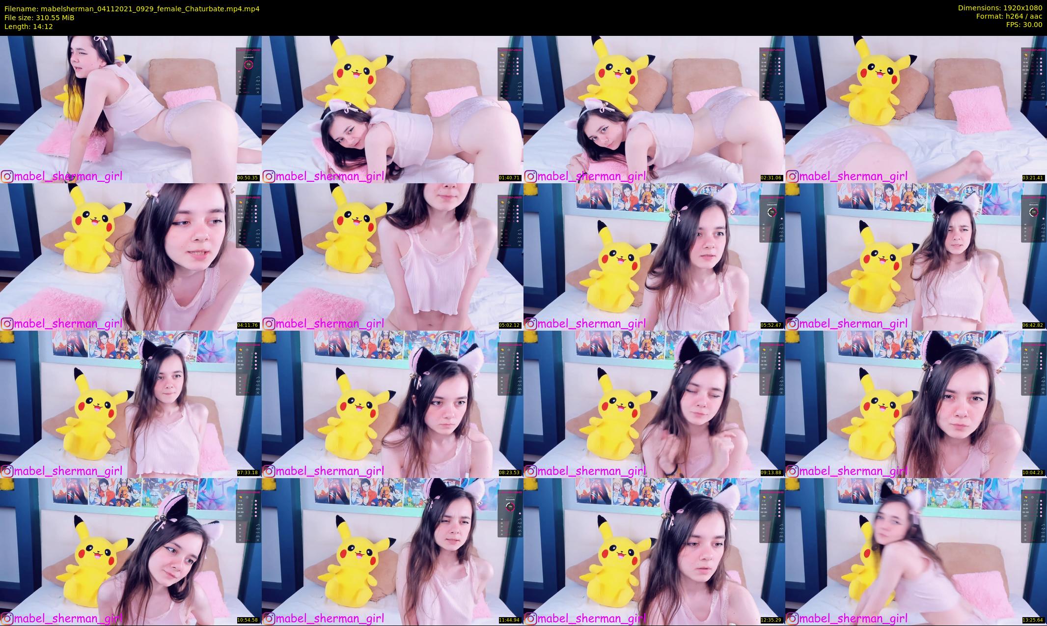mabelsherman — 15 minute Chaturbate couple cam show recording, 1080p, Nov 4, 2021