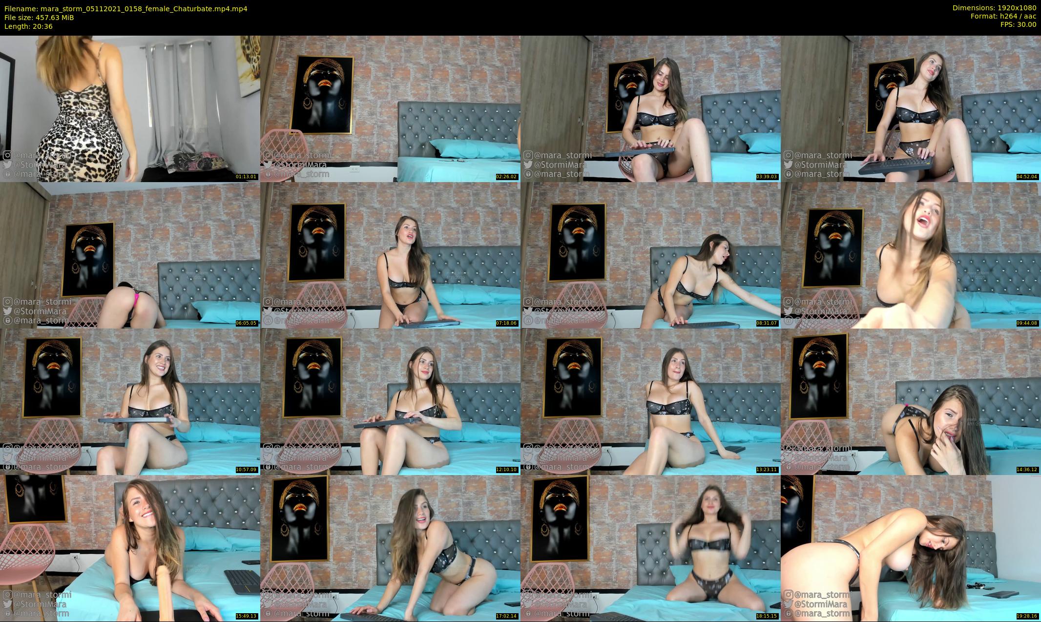 mara_storm — 21 minute Chaturbate female cam show recording, 1080p, Nov 5, 2021