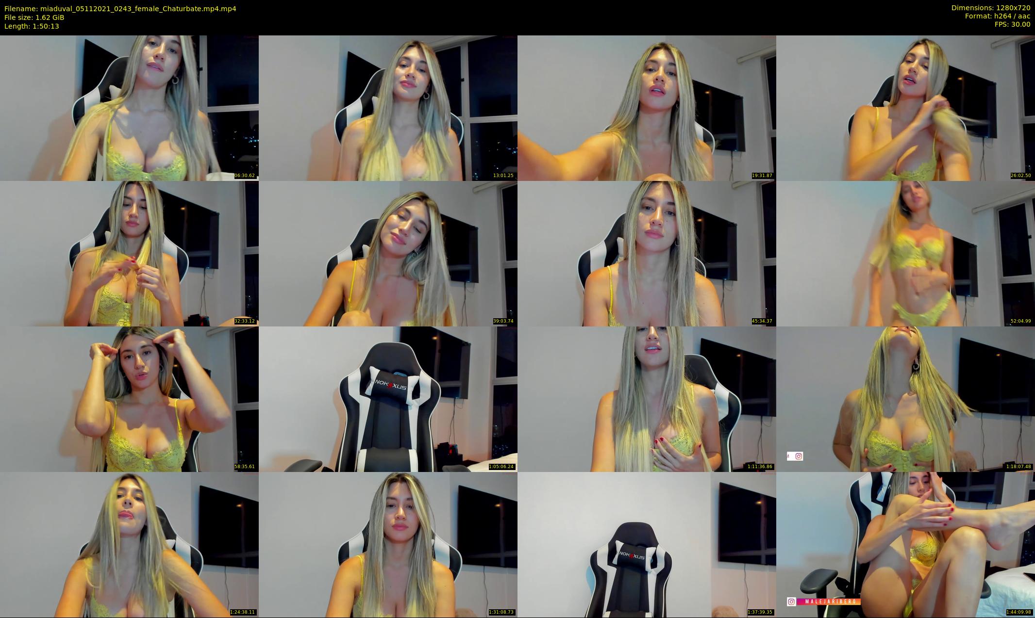 miaduval — 111 minute Chaturbate female cam show recording, 720p, Nov 5, 2021