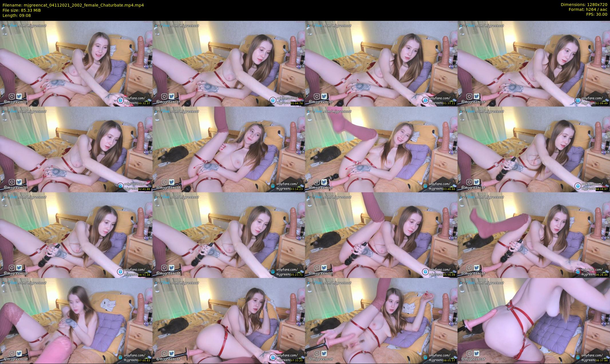 mjgreencat — 10 minute Chaturbate female cam show recording, 720p, Nov 4, 2021